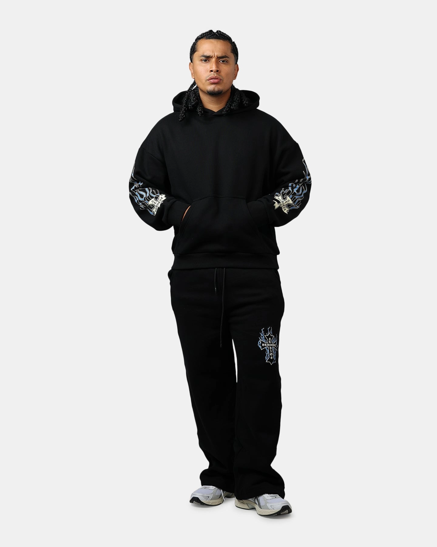 wallet solo travel Bravest Eternal Hoodie Black/Blue