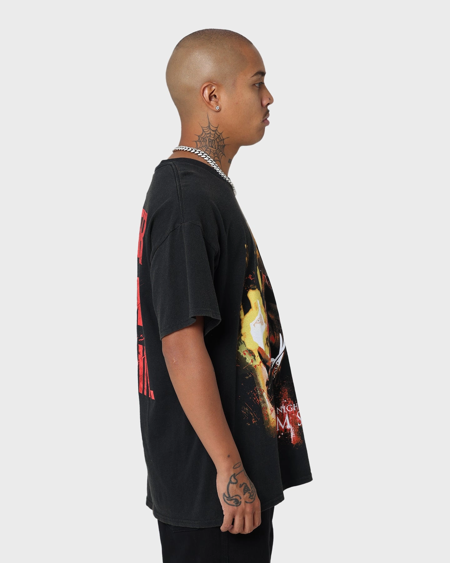 LowImpact Manufacturing Timeless Piece American Thrift X A Nightmare on Elm Street Never Sleep Vintage T-Shirt Vintage Black