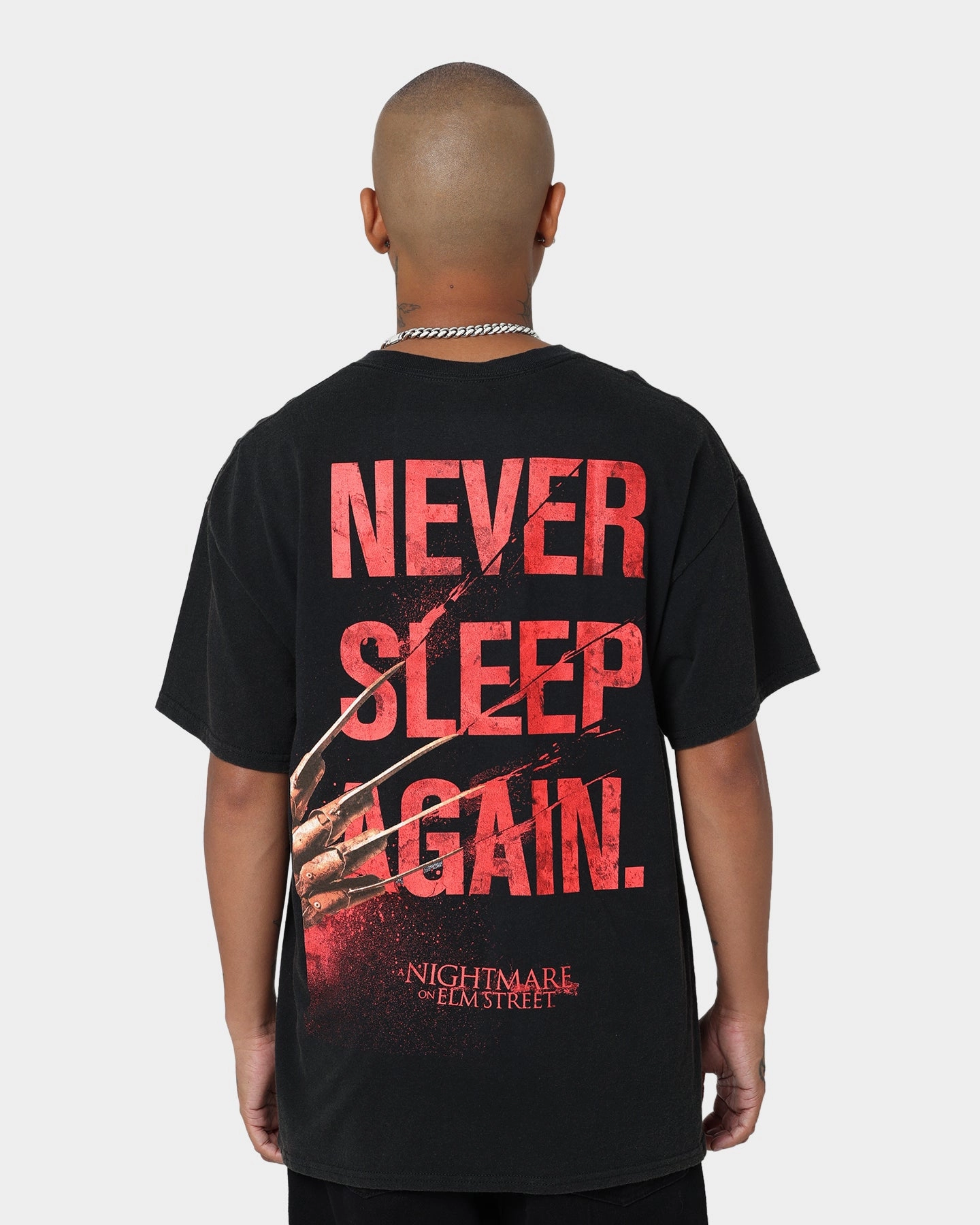 Fit for Any Season Classic Cut American Thrift X A Nightmare on Elm Street Never Sleep Vintage T-Shirt Vintage Black