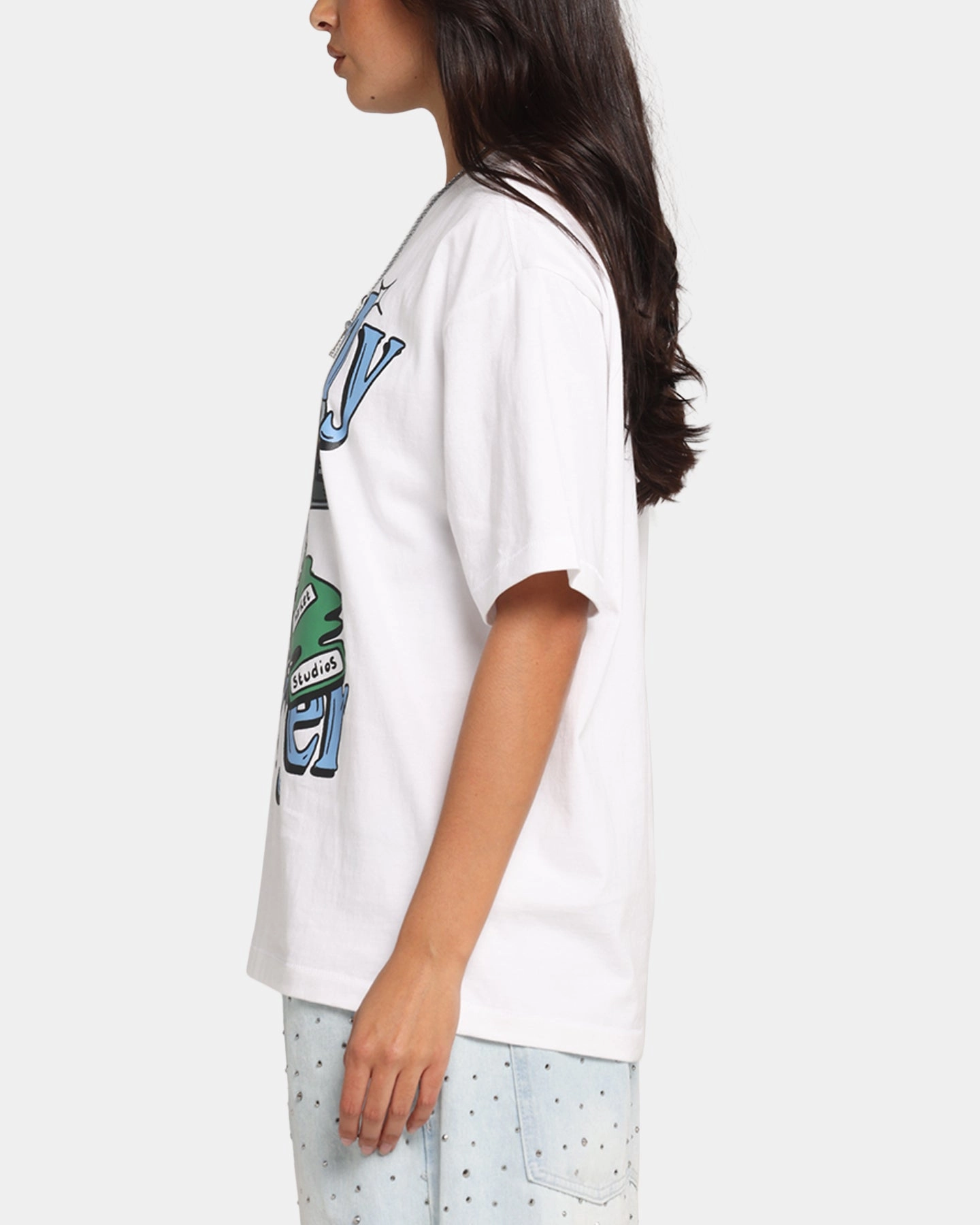 Market Lawyer Chase T-Shirt White Soft and Light Wear Essential Clothing