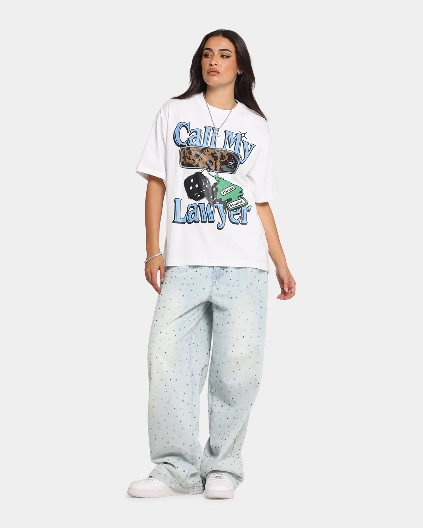 AntiPilling Market Lawyer Chase T-Shirt White