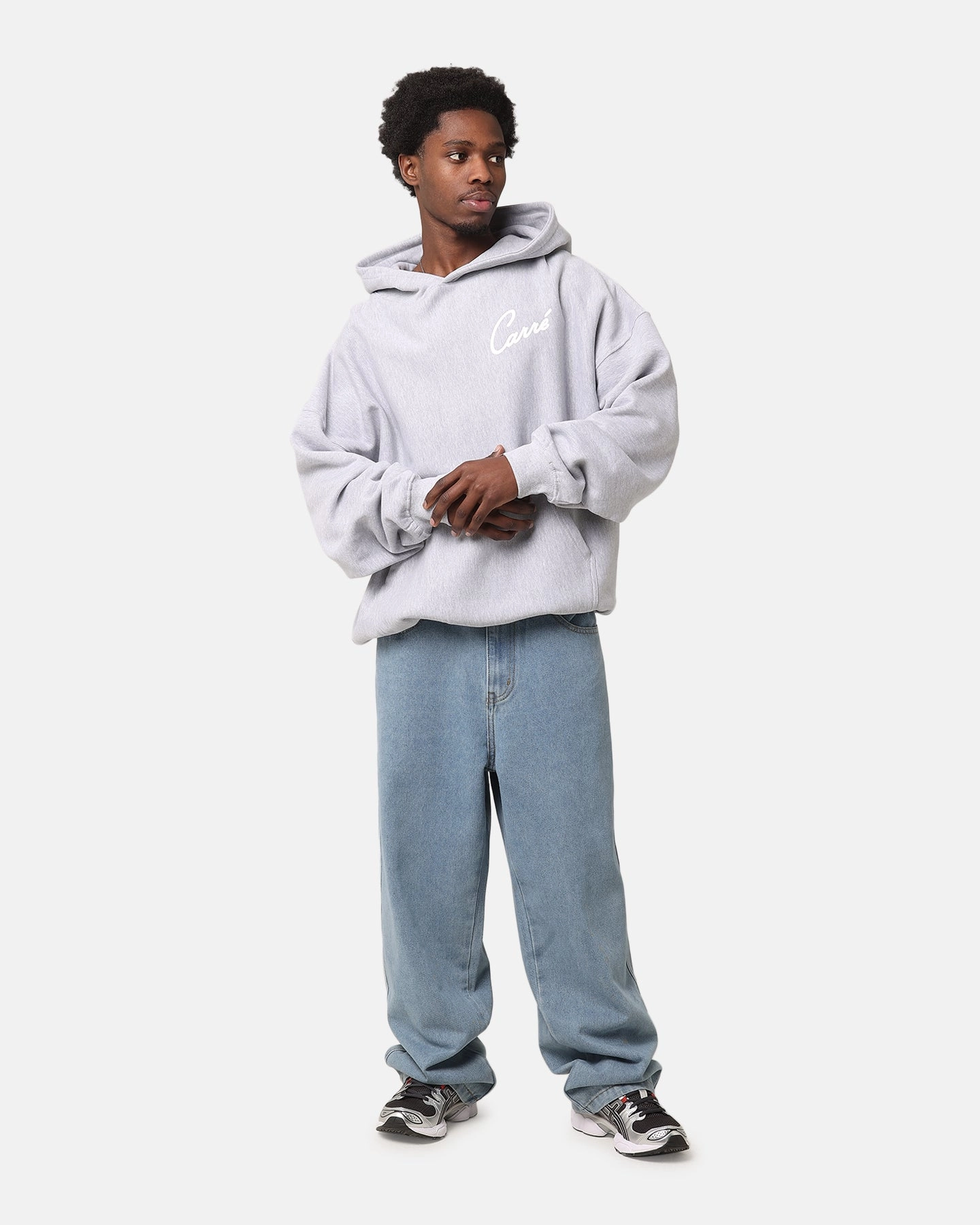 Carre Swifty Hoodie Light Marle Convertible Sleeve Options