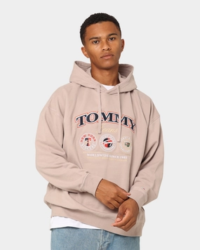 Tommy Jeans TJM Skater TJ Luxe Hoodie Brandons Stone Quilted Stitching