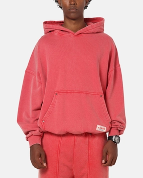 Workplace Use Carre Rivet Hoodie Pigment Washed