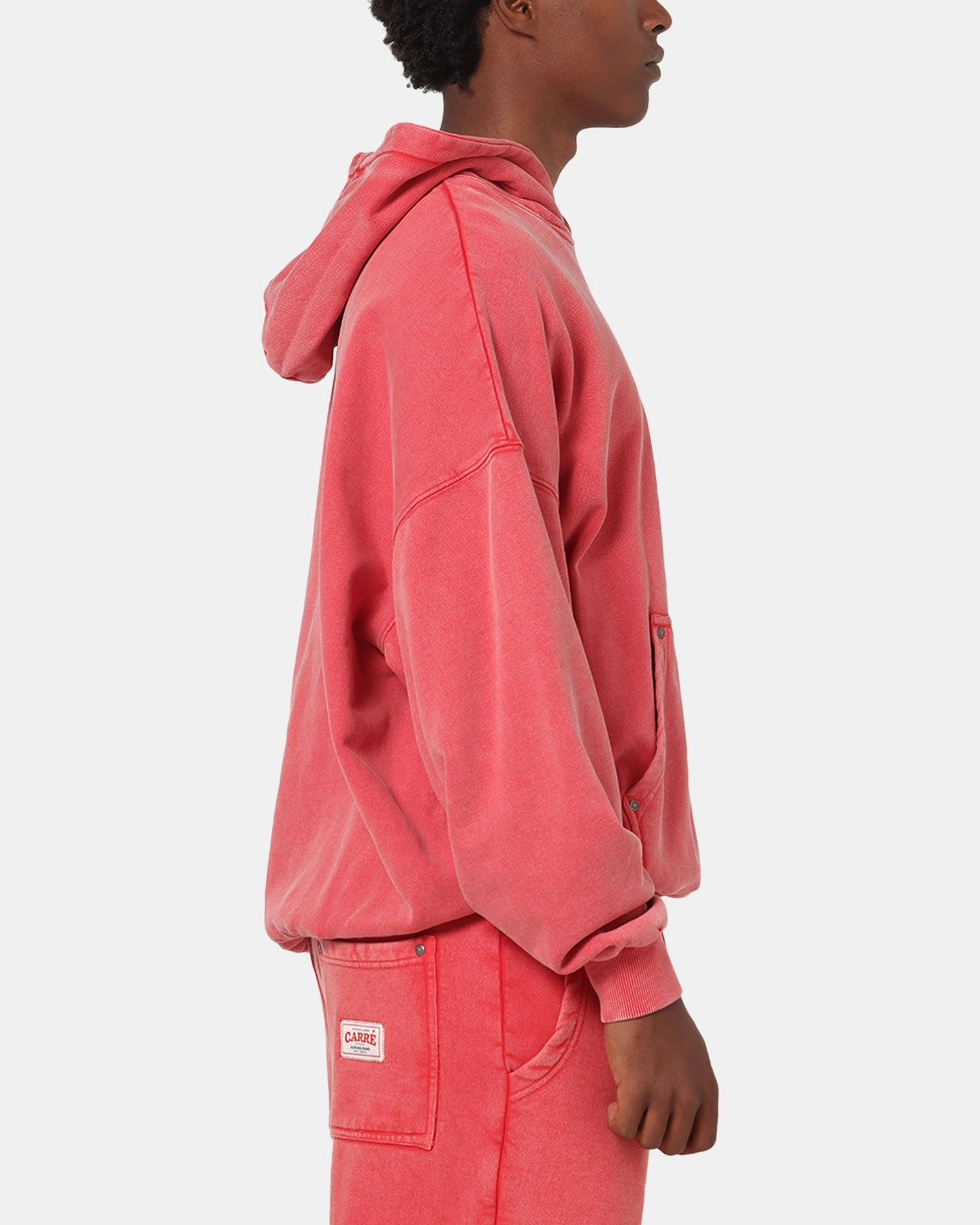suitable for sunny days Worth Carre Rivet Hoodie Pigment Washed