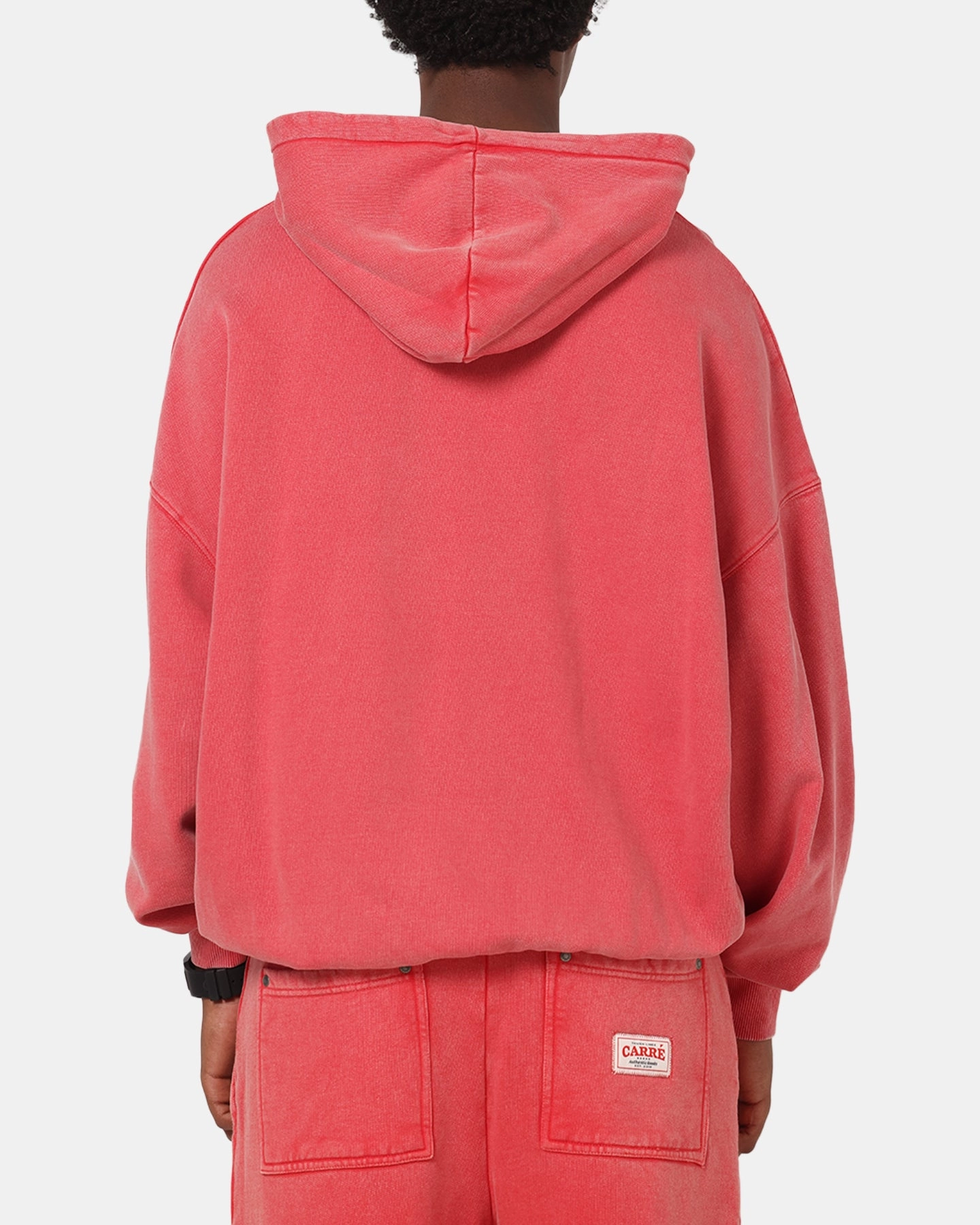 windproof lining Carre Rivet Hoodie Pigment Washed