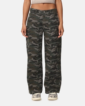 Unisex Friendly XXIII Women's Camo Wide Leg Jeans Camo
