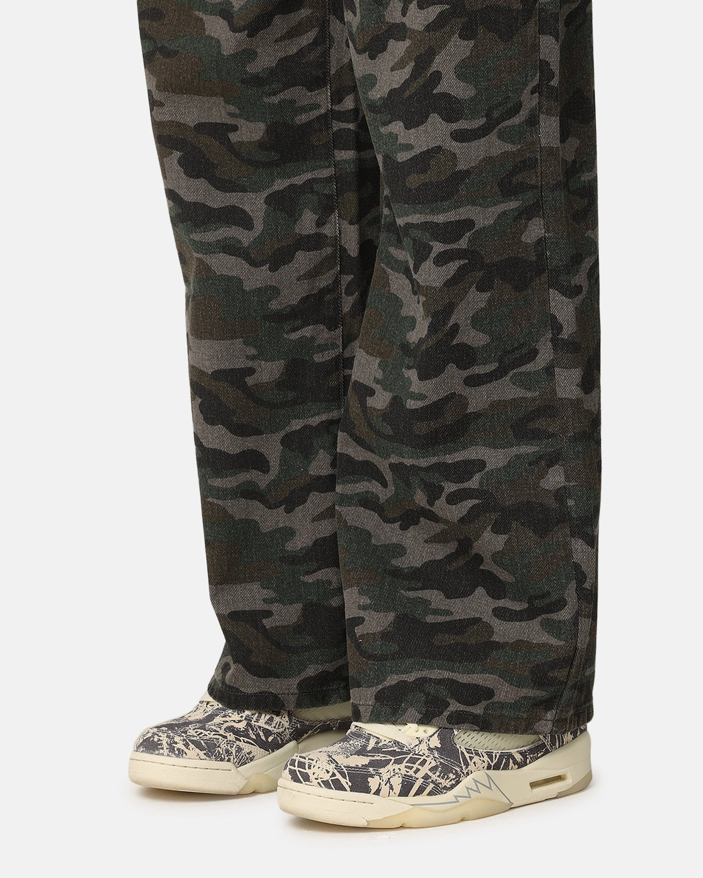 XXIII Women's Camo Wide Leg Jeans Camo Natural Look