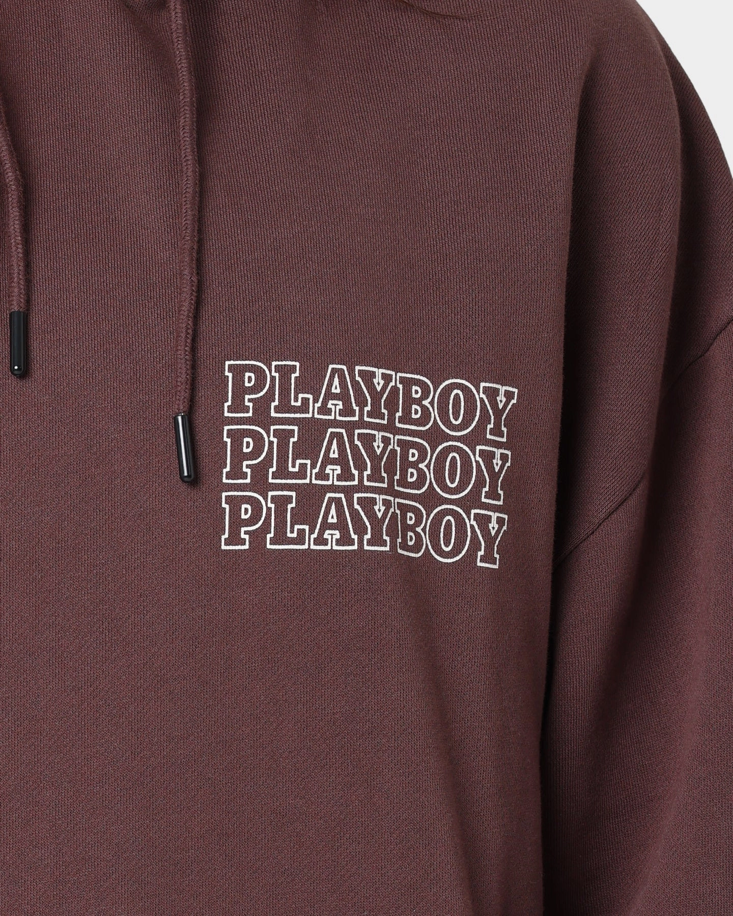 Playboy November 2013 Sepia Hoodie Brown Double Layer Design