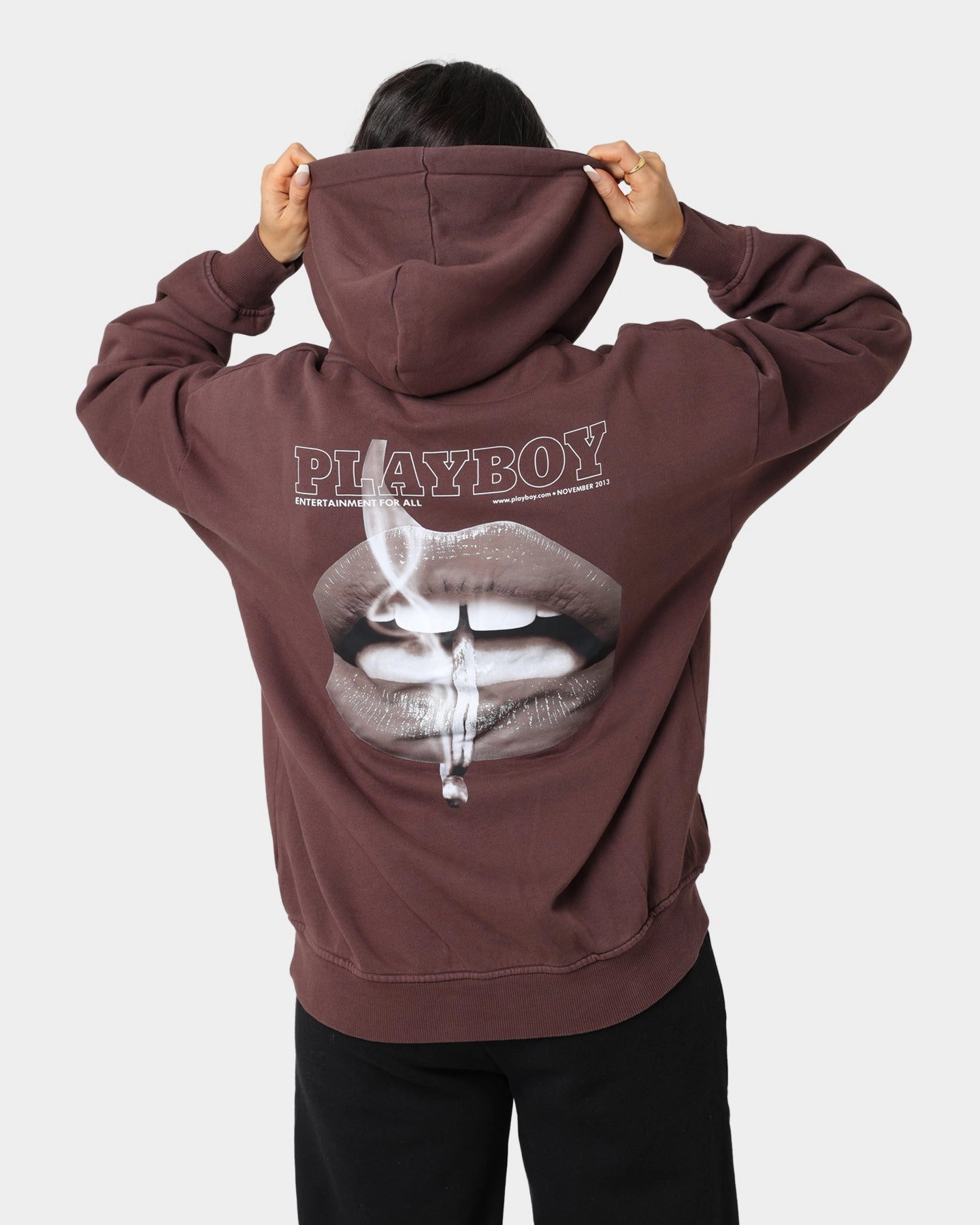 Playboy November 2013 Sepia Hoodie Brown Market planned purchase