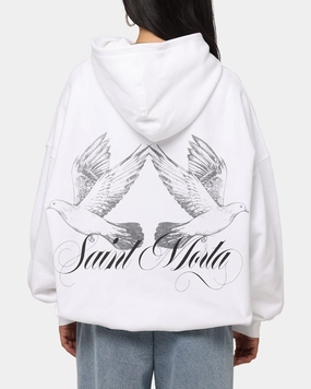 Everyday Comfort Propagate Saint Morta Doves Boxy Hoodie White