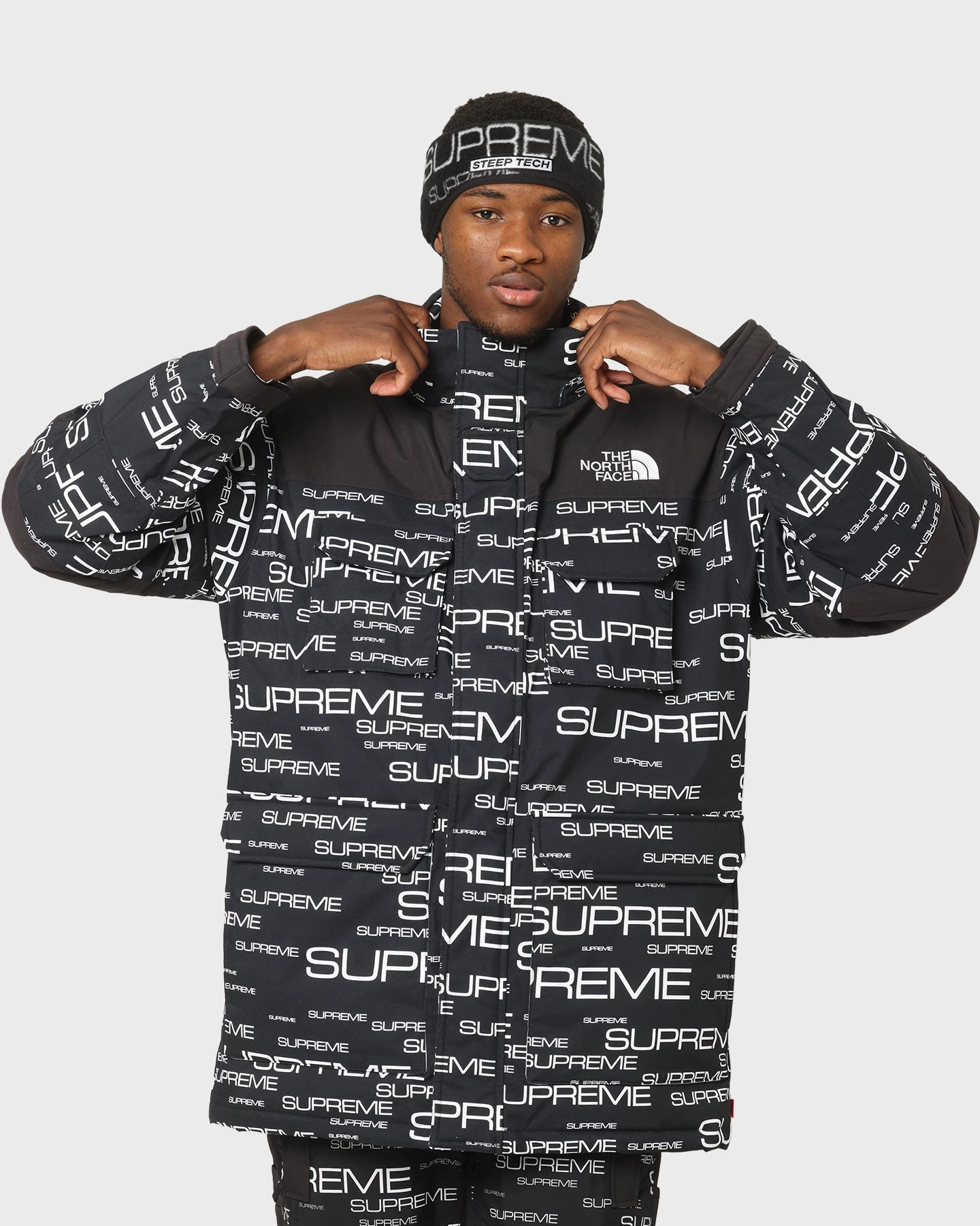 Supreme X The North Face Coldworks 700-Fill Down Parka Jacket Black Certificate