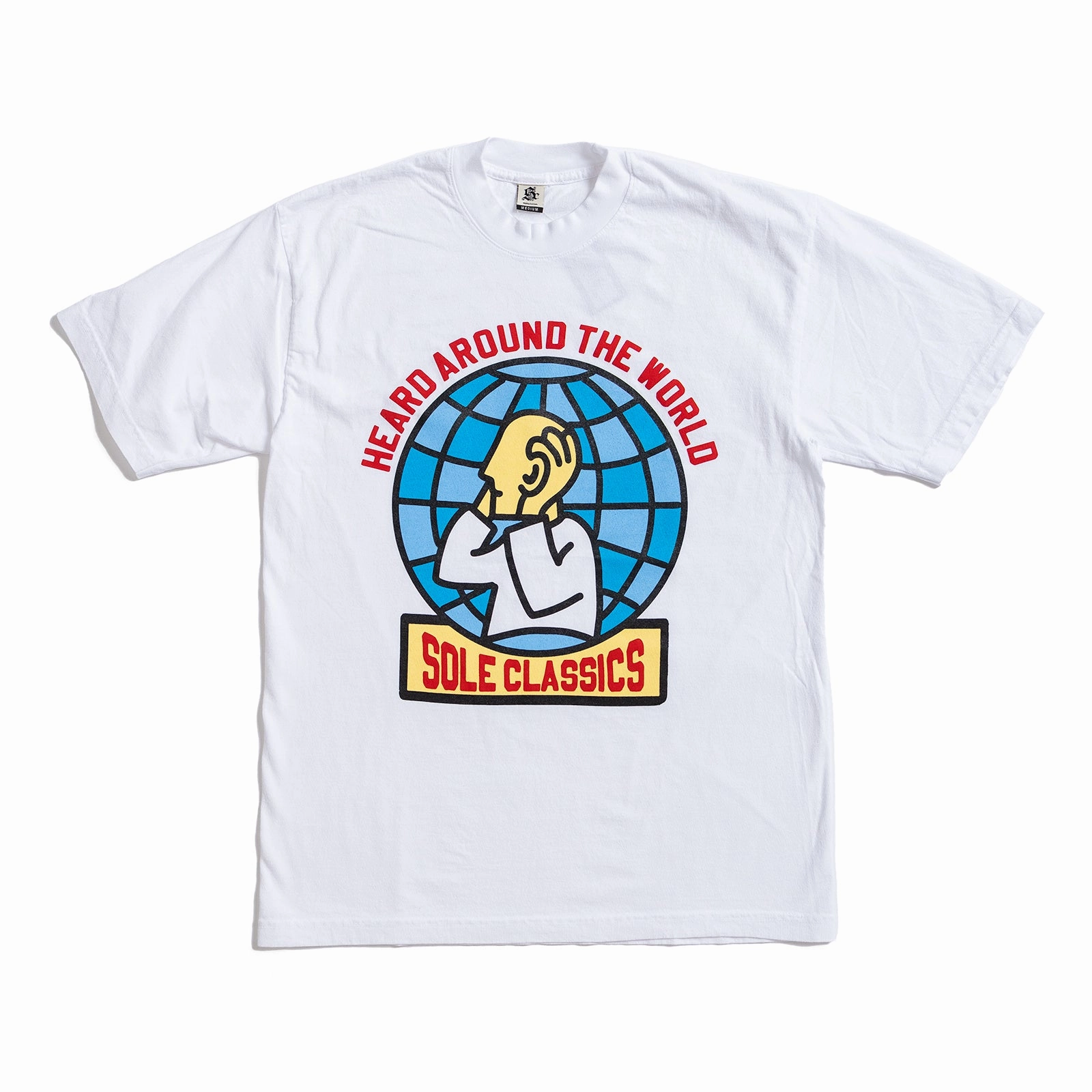 Sole Classics Around The World Tee 'White' Street Style Trend SkinFriendlyFibers