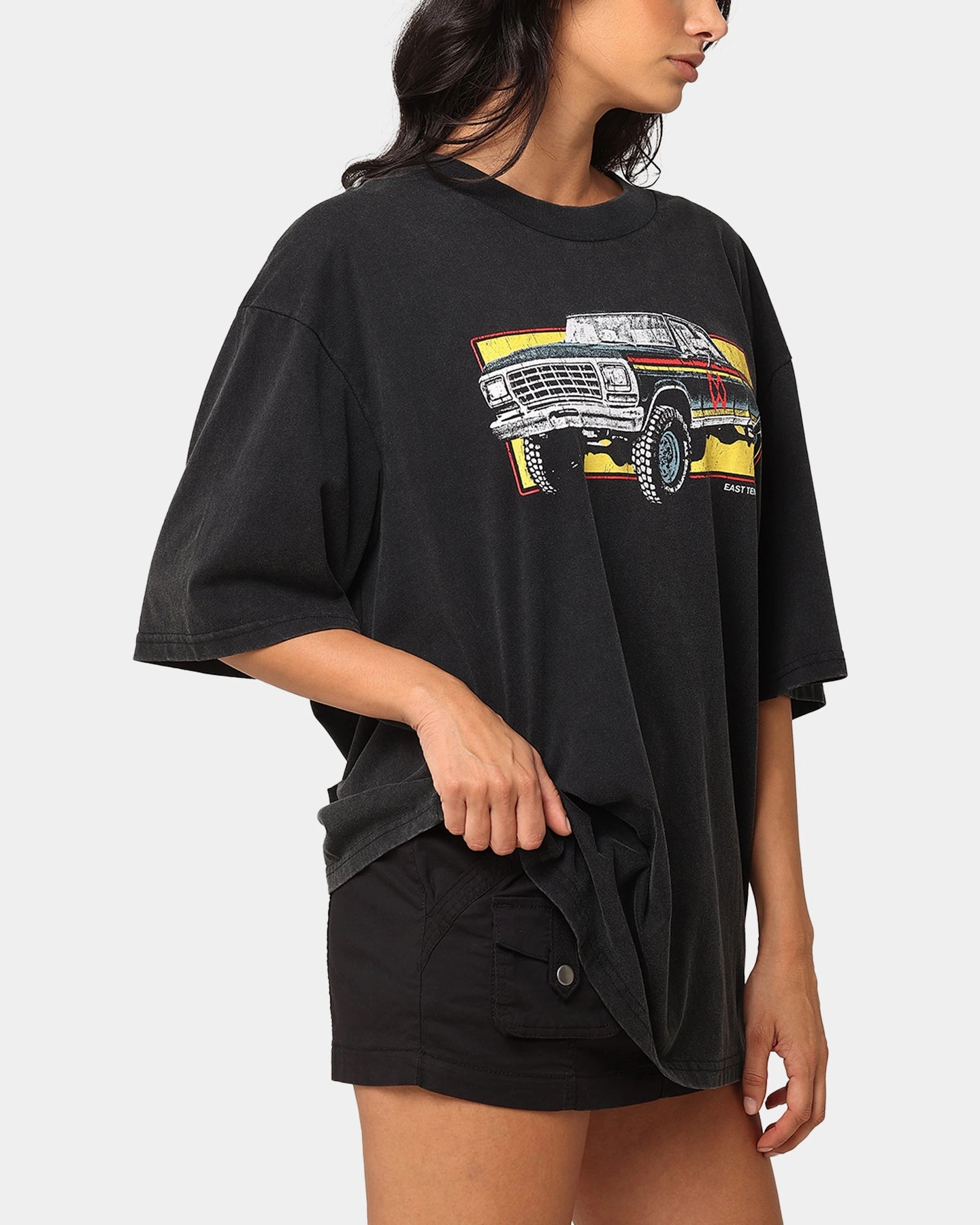 Morgan Wallen Truck T-Shirt Washed Black Cool Style