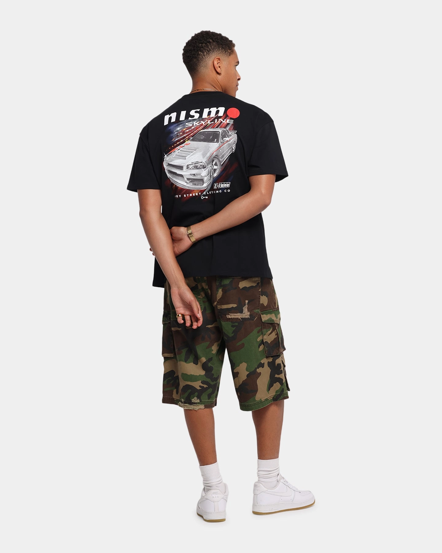 Chafe Free Armhole Key Street Z-Tune T-Shirt Black