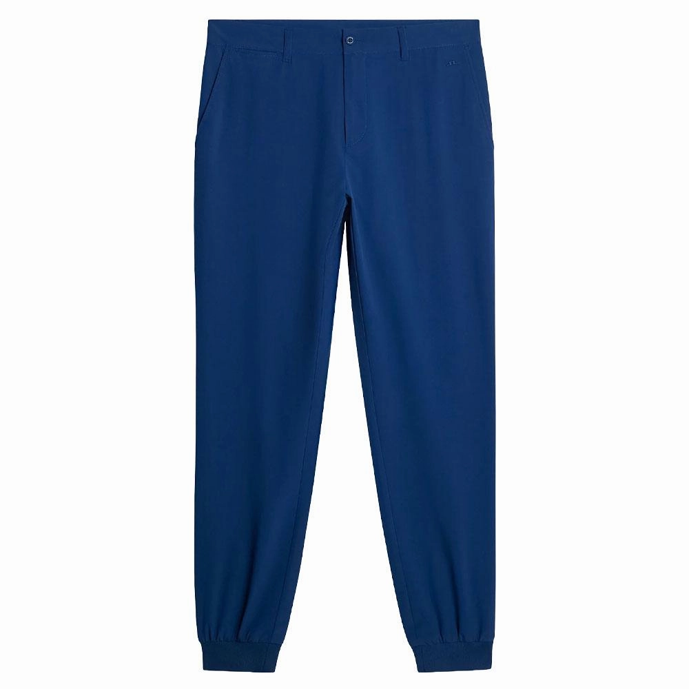 J.Lindeberg Cuff Jogger Golf Pants Estate Blue - SP24 Men Casual Comfort Functional Style