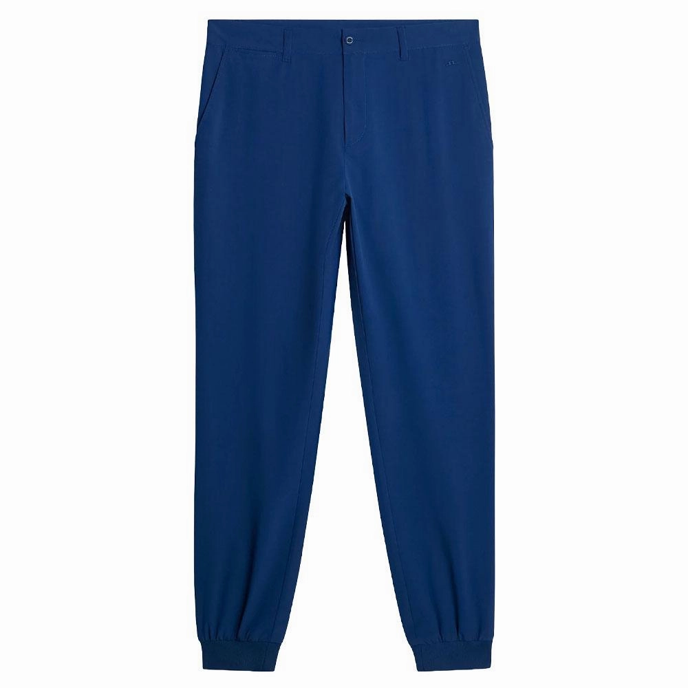 All Time Use Modern Relaxed J.Lindeberg Cuff Jogger Golf Pants Estate Blue - SP24 Men