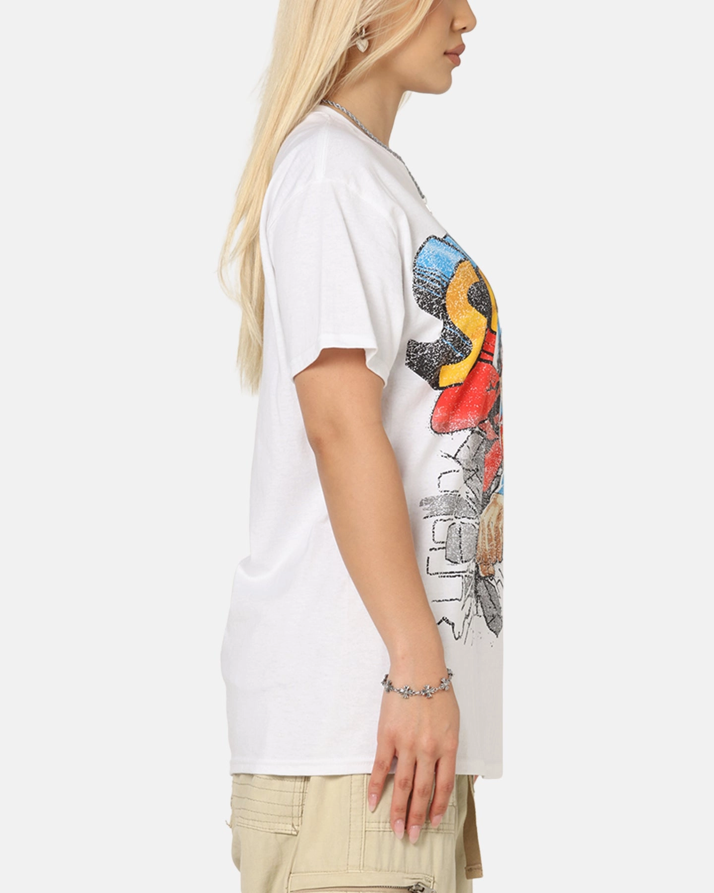 Weekend Essential Goat Crew X DC Superman Man Of Steel T-Shirt White