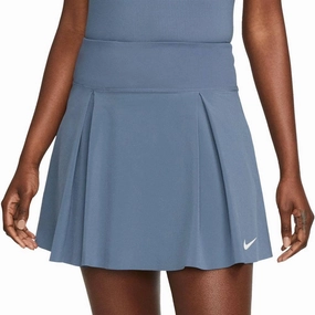 slim fit Signature Detail Nike Dri-FIT Advantage Tennis Golf Skirt Diffused Blue/White - SS23 Women