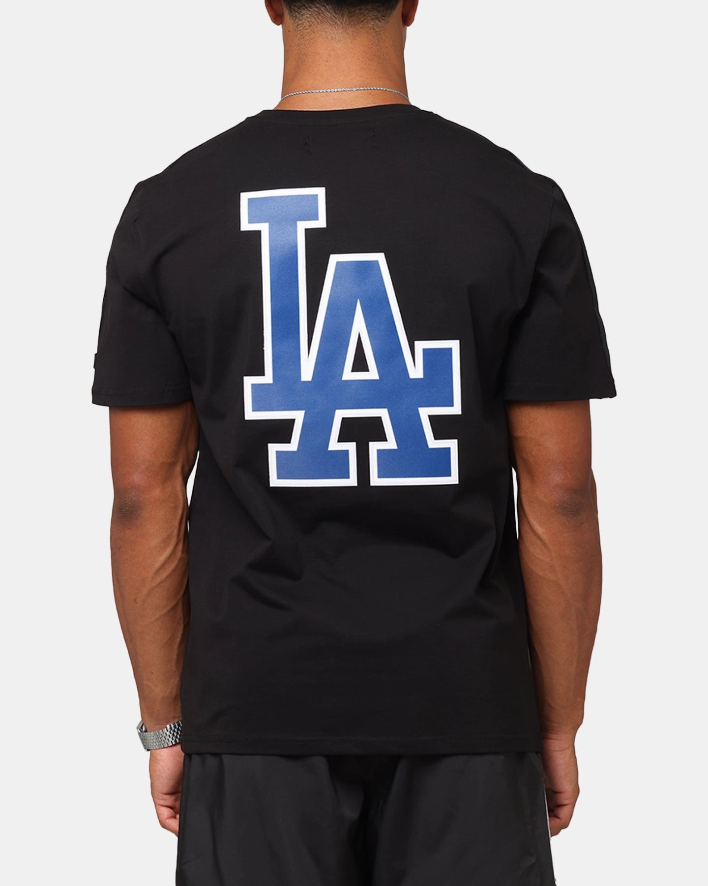 Summer Comfort FadeResistant Pro Standard Los Angeles Dodgers Classic Mesh Striped T-Shirt Black