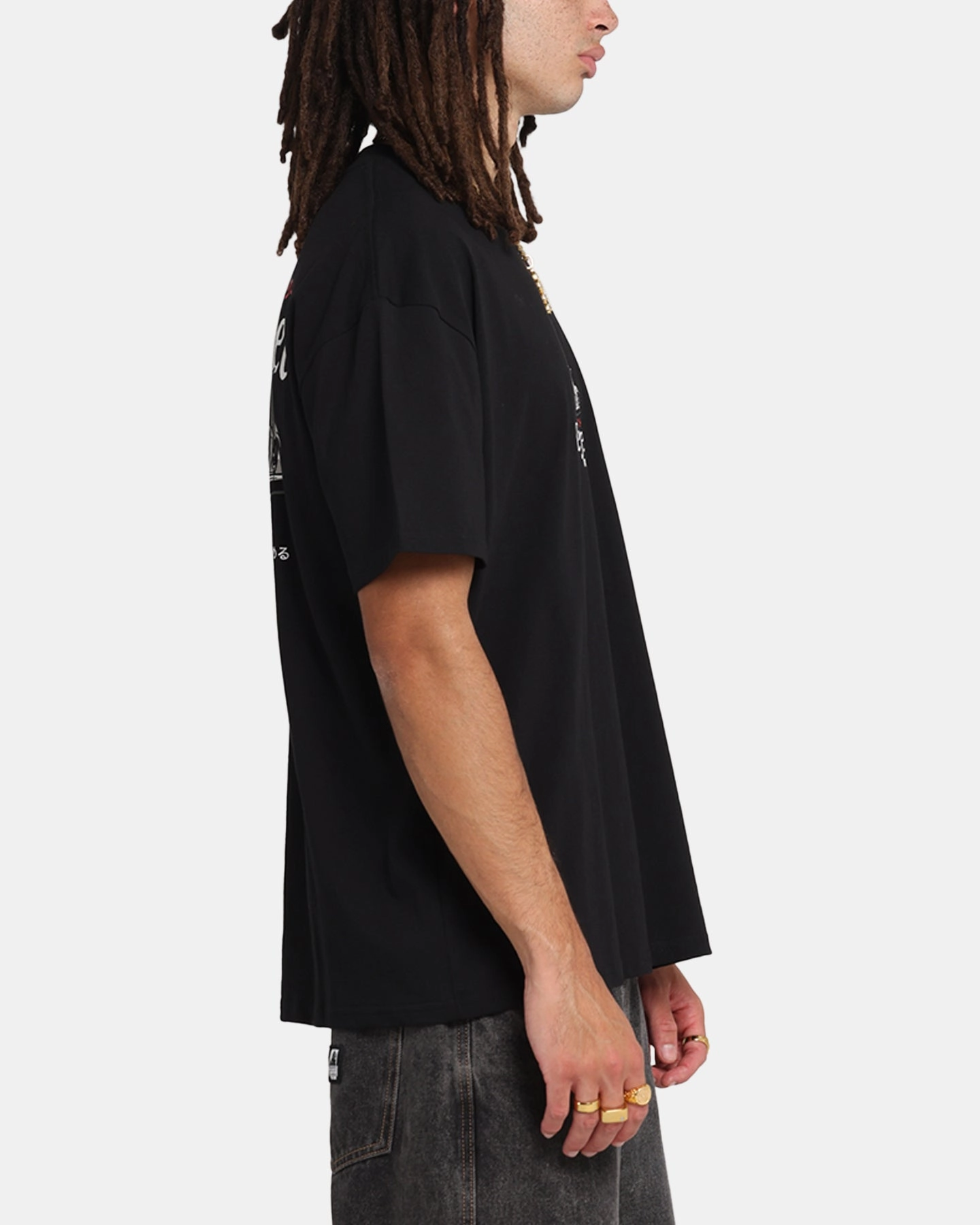 Standard Body Fit Key Street Control And Chaos T-Shirt Black