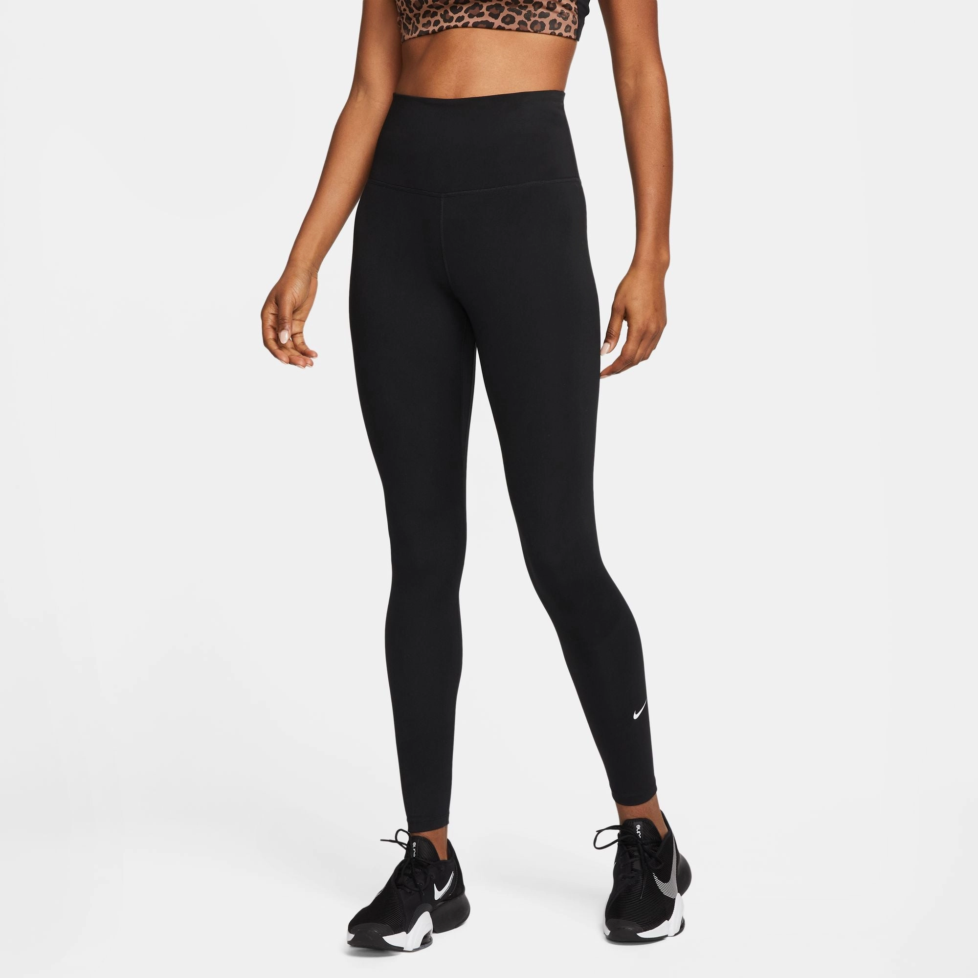 Reinforced Knees TouchscreenCompatiblePockets Womens Nike High Waisted Leggings 'Black'