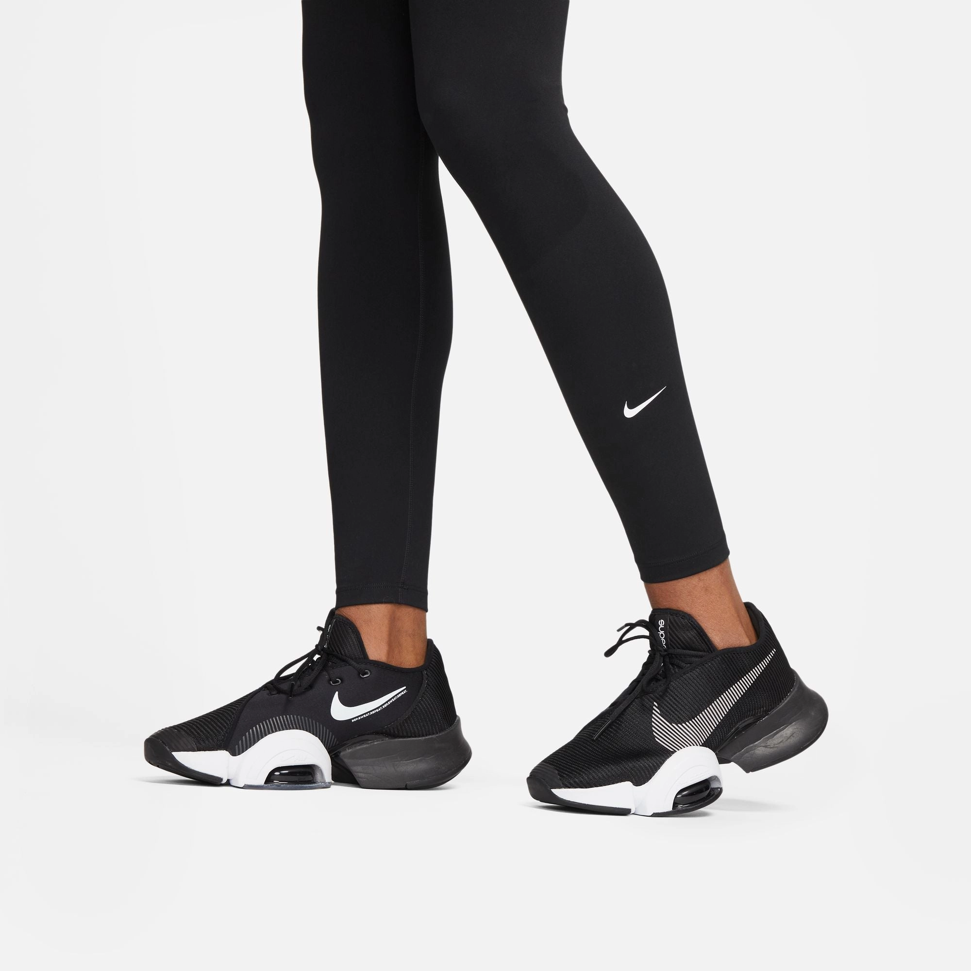 Active Design Wear Soft and Cozy Womens Nike High Waisted Leggings 'Black'