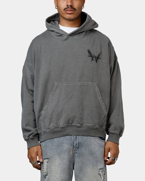 Mindfulness Procedure Saint Morta Black Doves Premium Hoodie Washed Charcoal