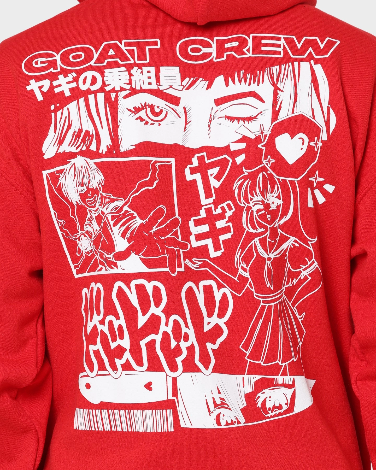 Goat Crew Niseko Hoodie Red family trip