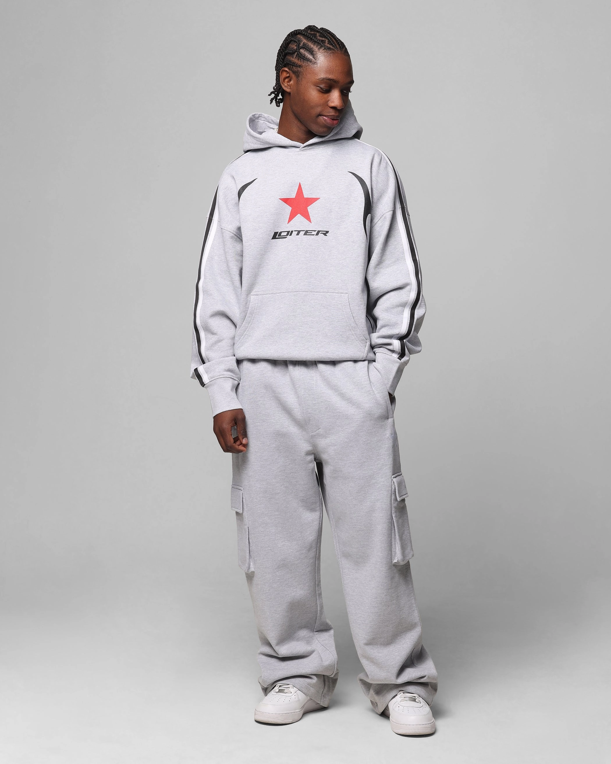 Light Fit Wear Work Essential Loiter Premium Essentials Sweatpants Grey Marle