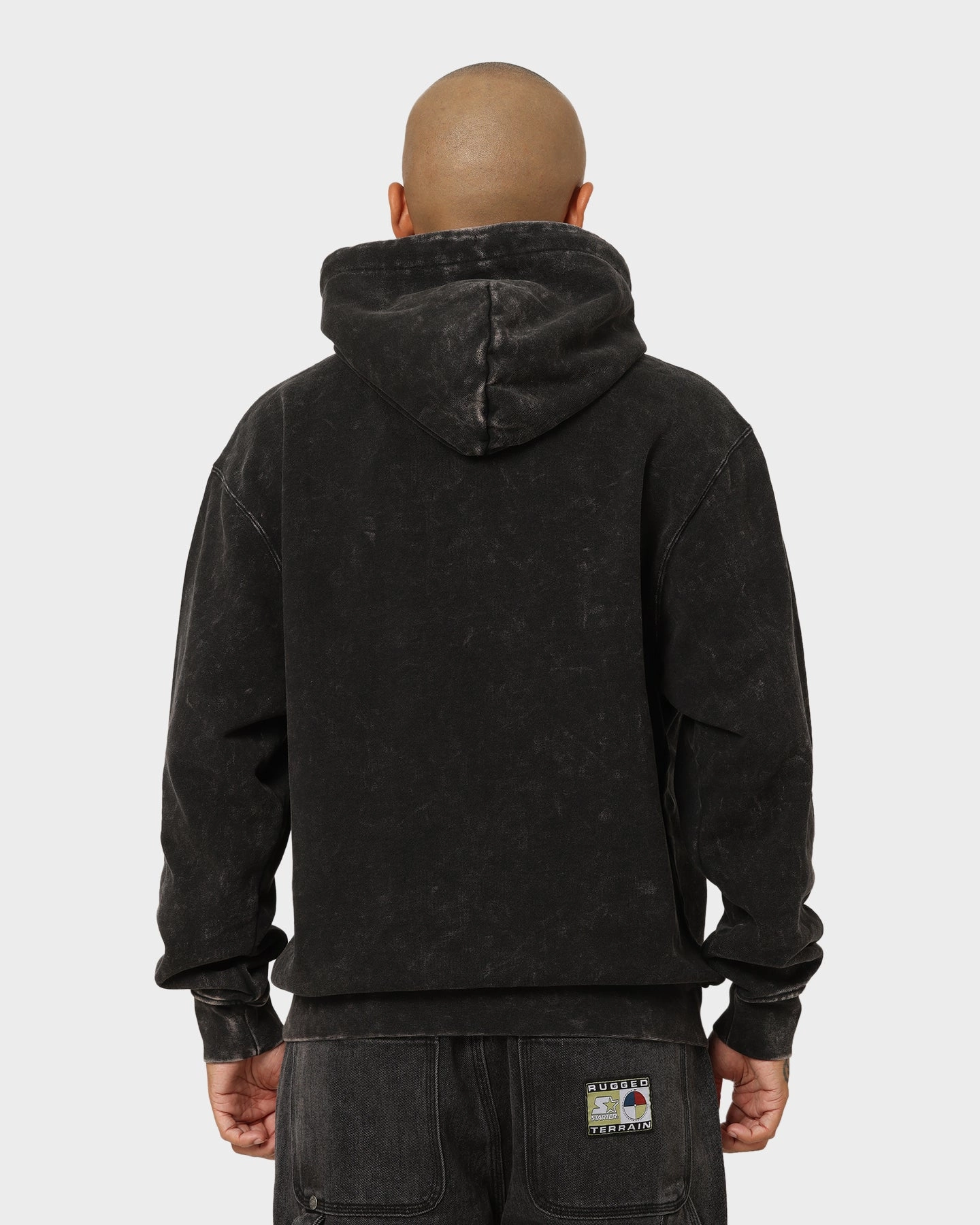License Jordan Essential Statement Washed Fleece Hoodie Black