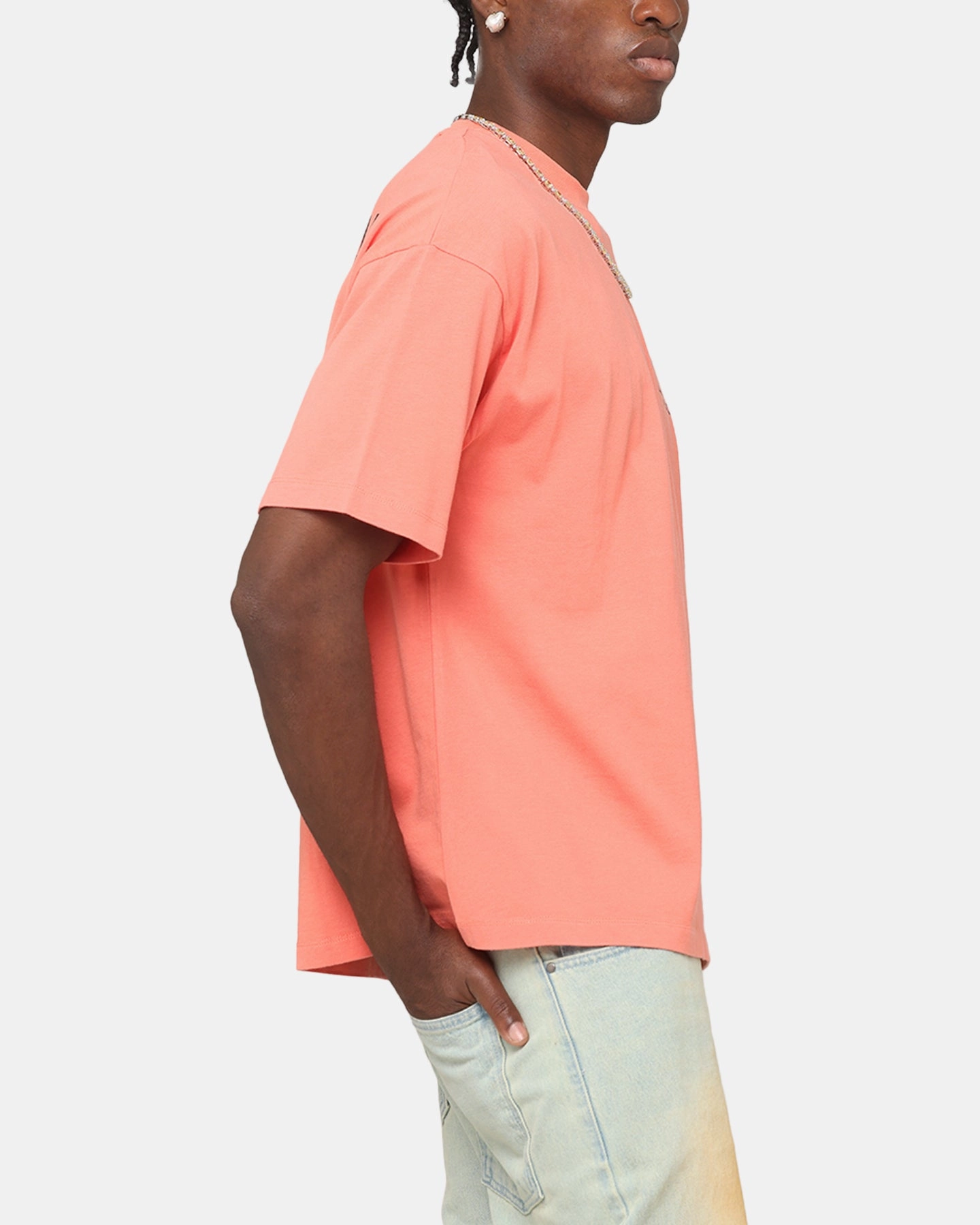 Practical Wear Criminal Damage International T-Shirt Coral