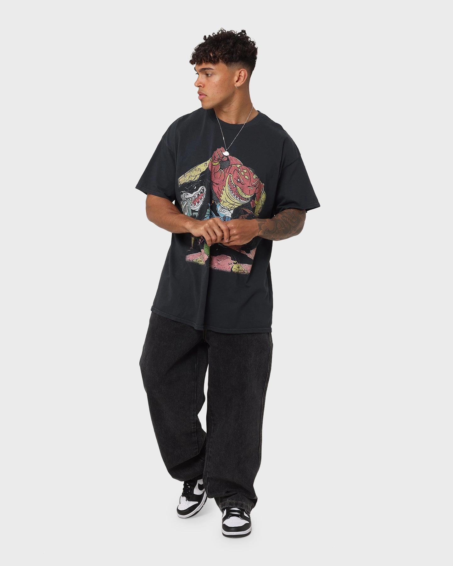 Anti Snag Thread Technology X-Large Bull Denim 91 Pants Washed Black