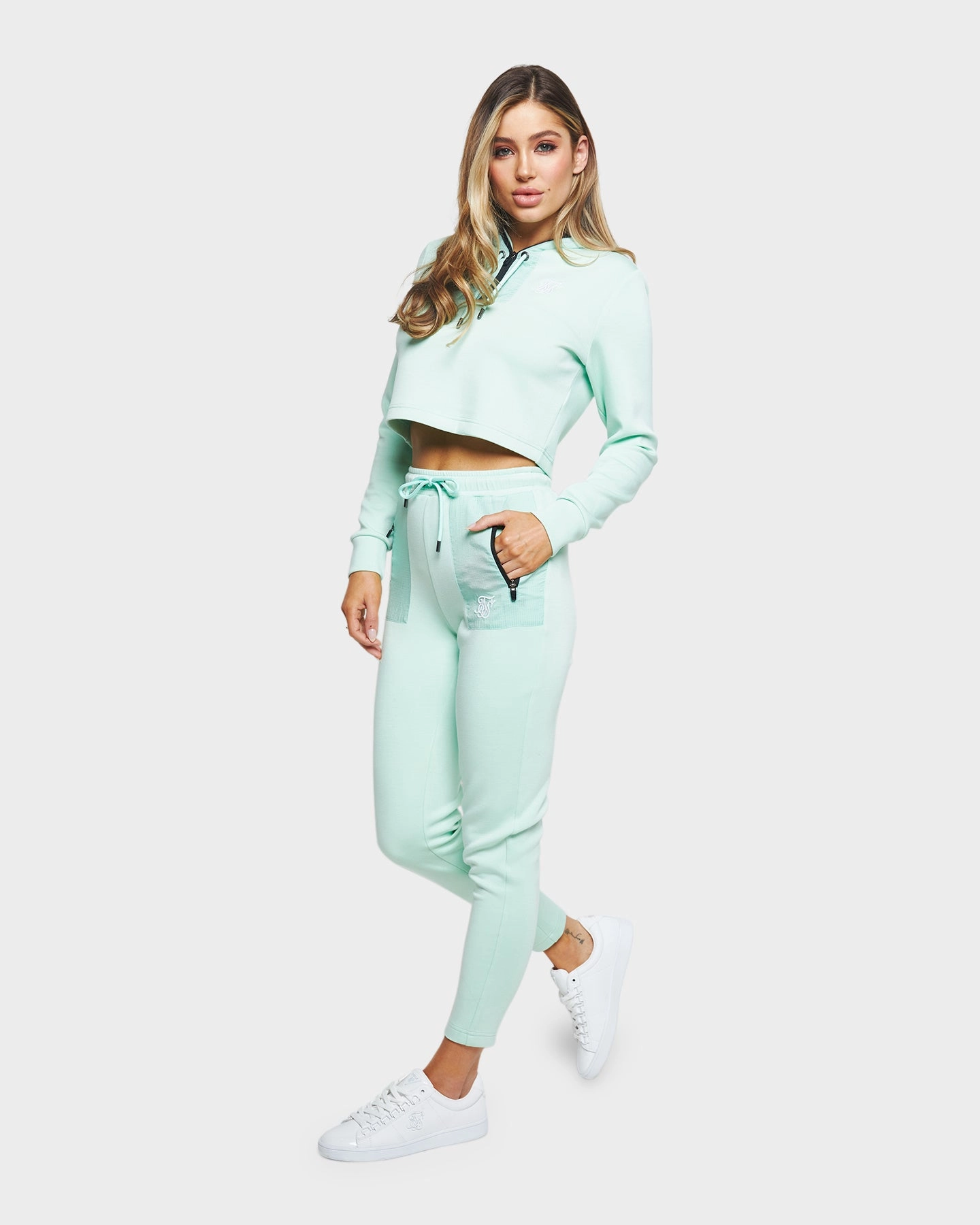 Sik Silk Women's Opal Track Top Mint Unwind