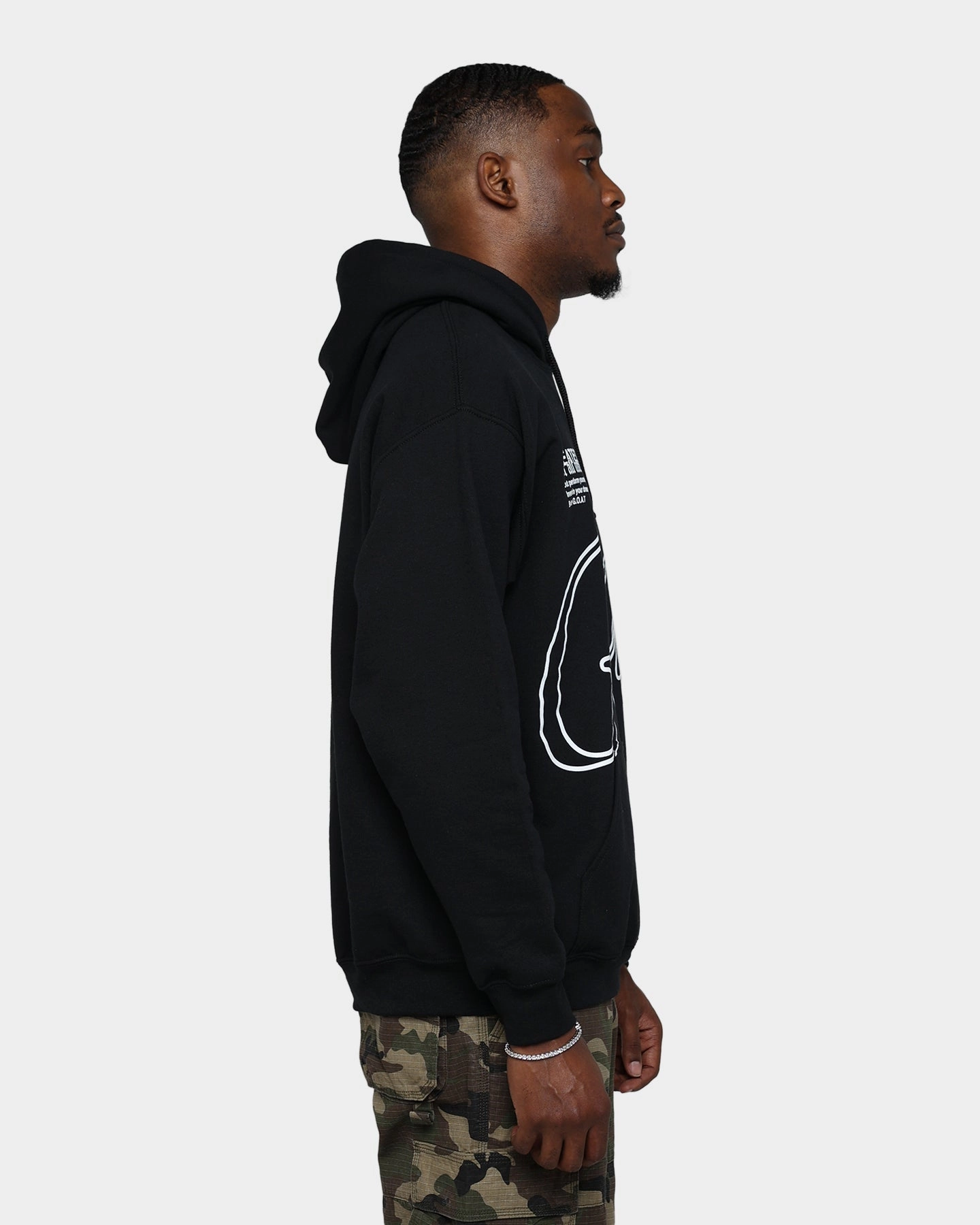 Goat Crew Holiday Mode Hoodie Black Reinforced Stress Points