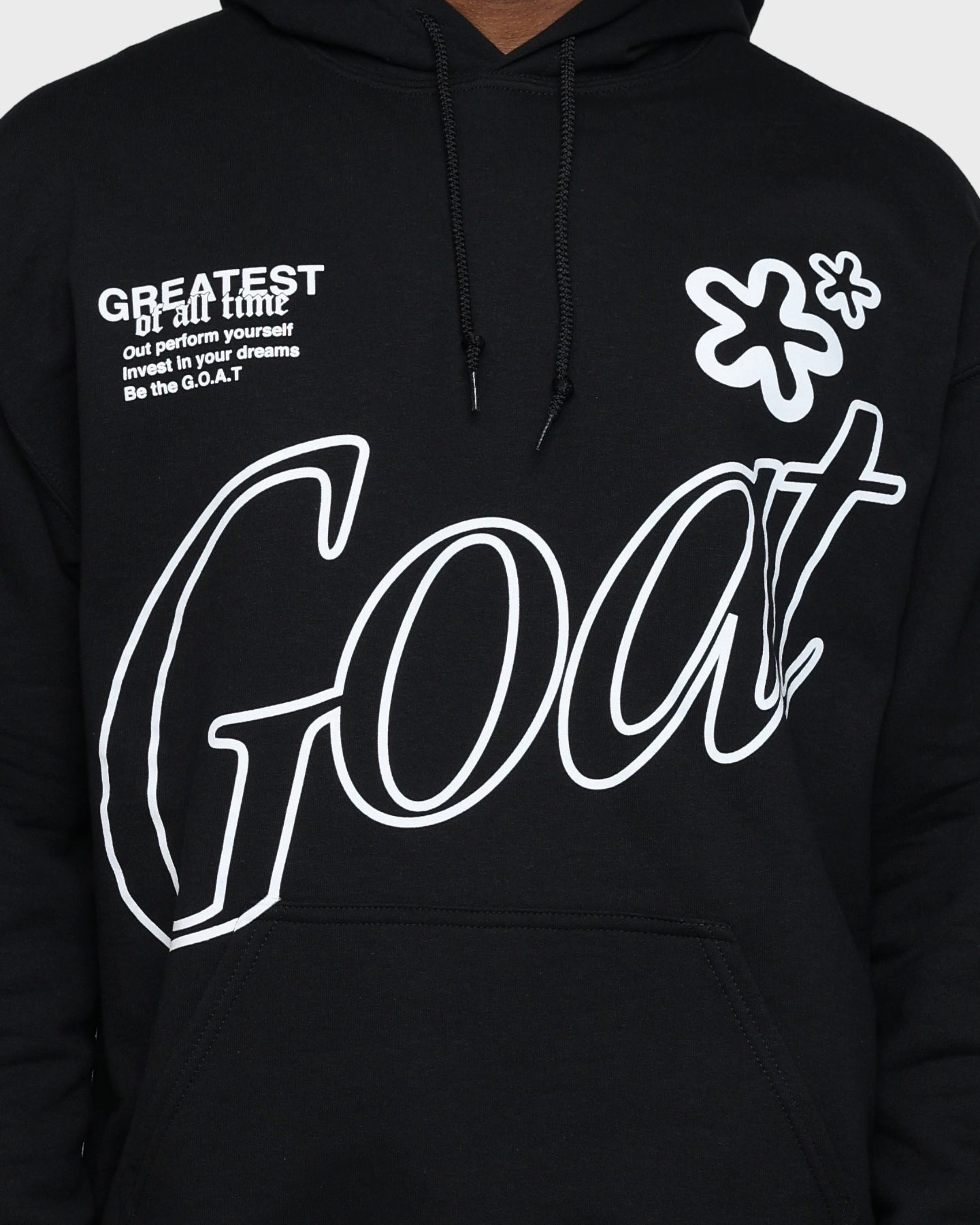 Goat Crew Holiday Mode Hoodie Black Bracelet