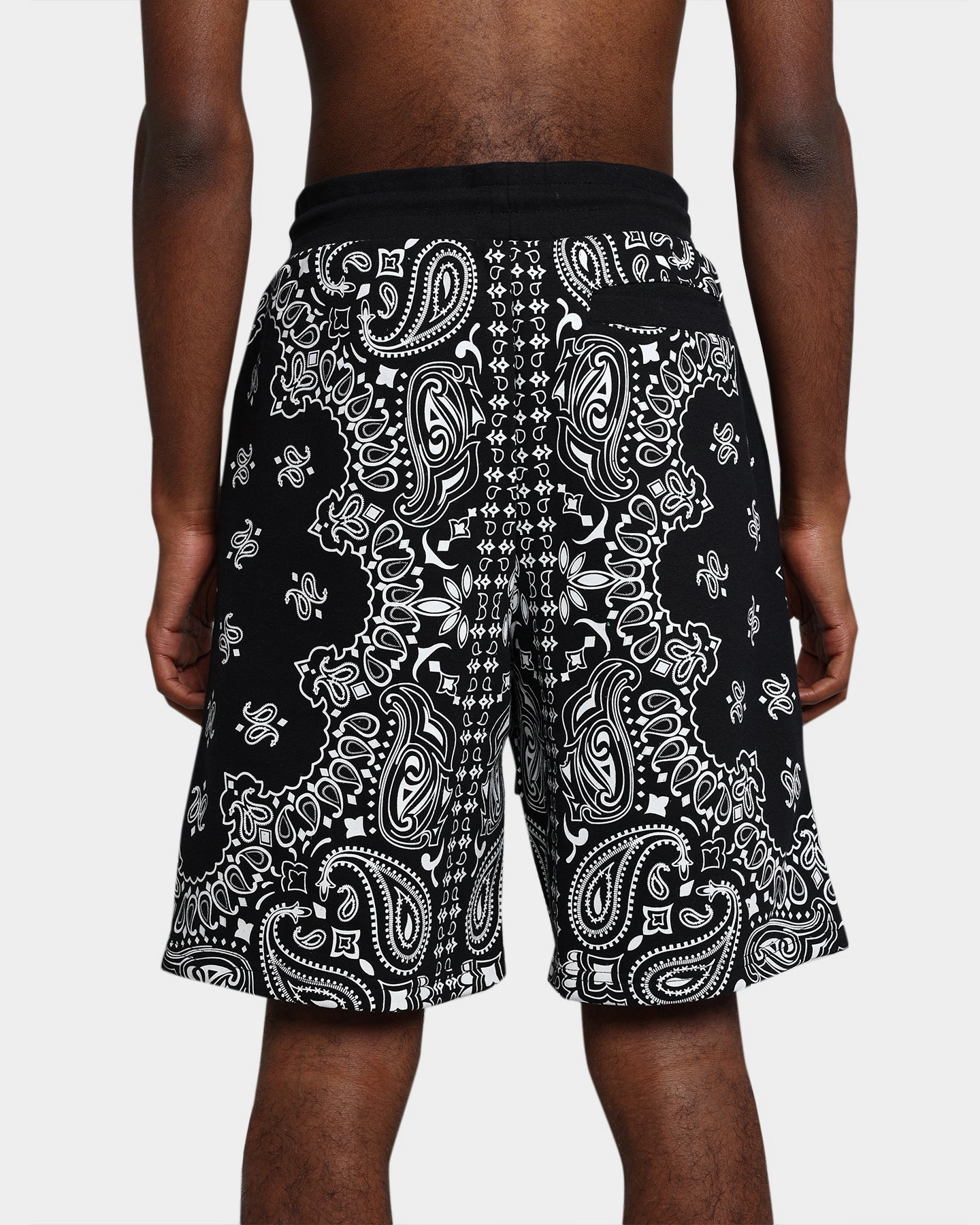 Flexible Fabric Active Lifestyle Crooks & Castles Bandana Core Shorts Black