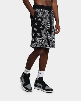 Crooks & Castles Bandana Core Shorts Black present for him UV resistant