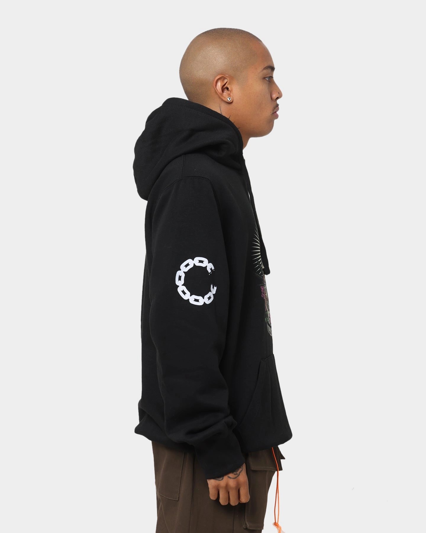 Crooks & Castles Cypress Hill Skull Hoodie Black Period