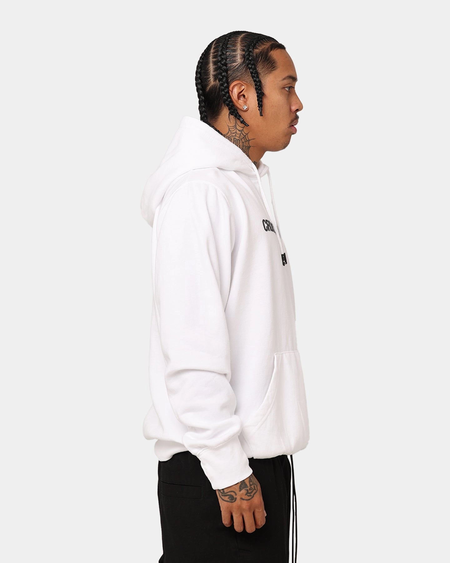 Prevent suitable for school days Crooks & Castles Deep Kern Hoodie White