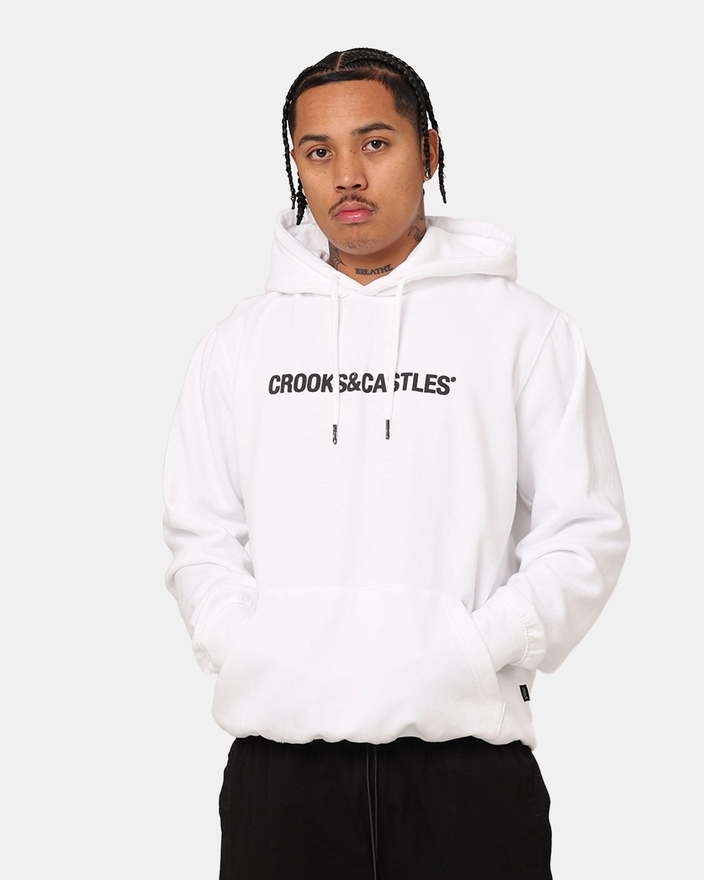 coordinating piece Crooks & Castles Deep Kern Hoodie White