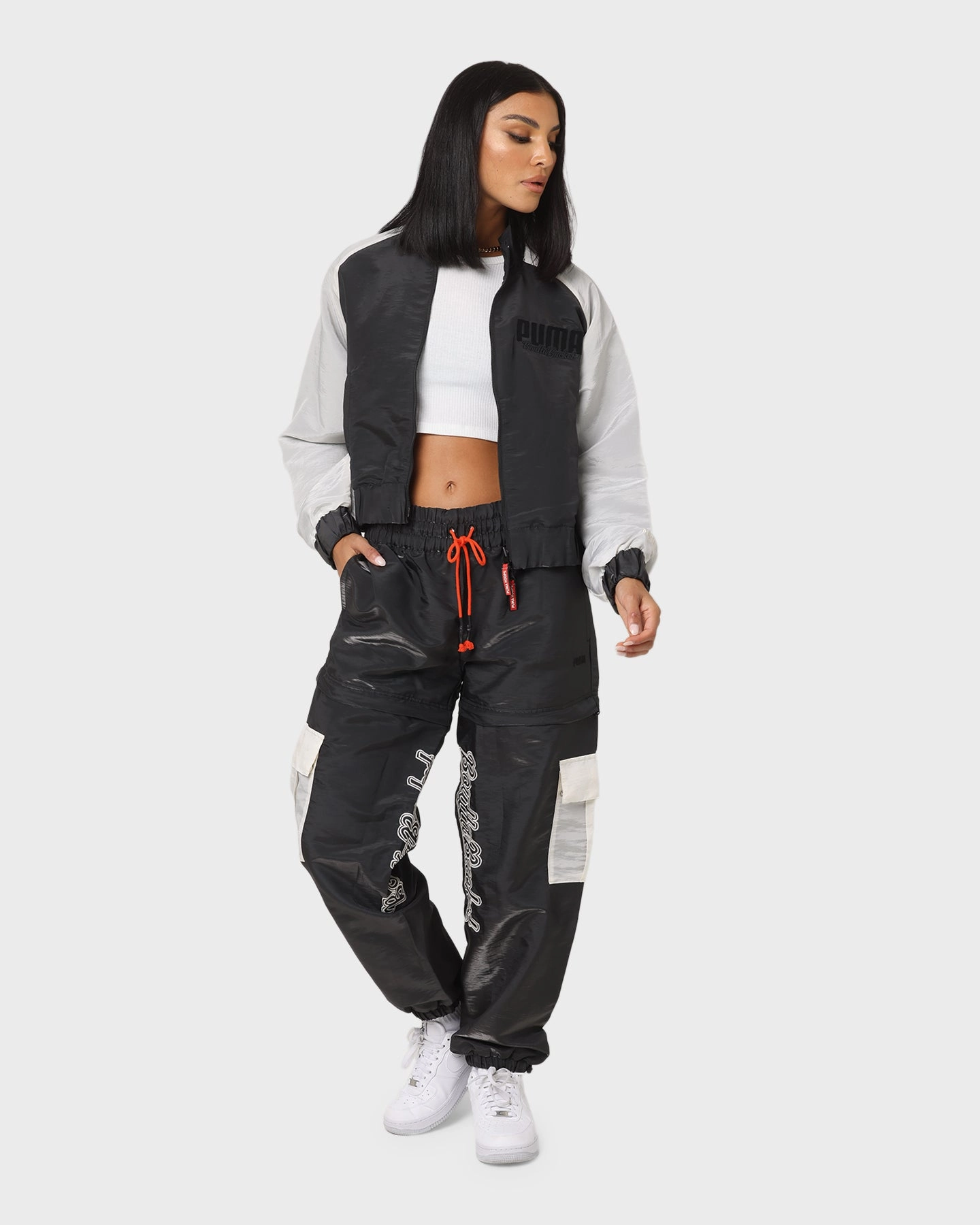 Flexible Cuff Puma Women's 'Bout A Bucket Jacket Puma Black