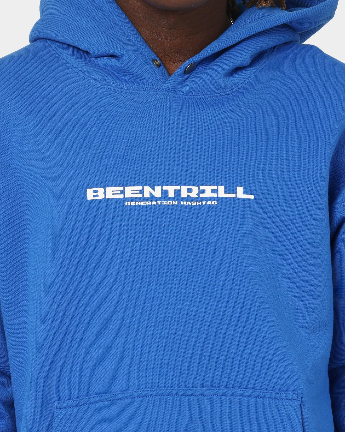 Functional Outerwear BEENTRILL Nu Logo Hoodie Cobalt Blue