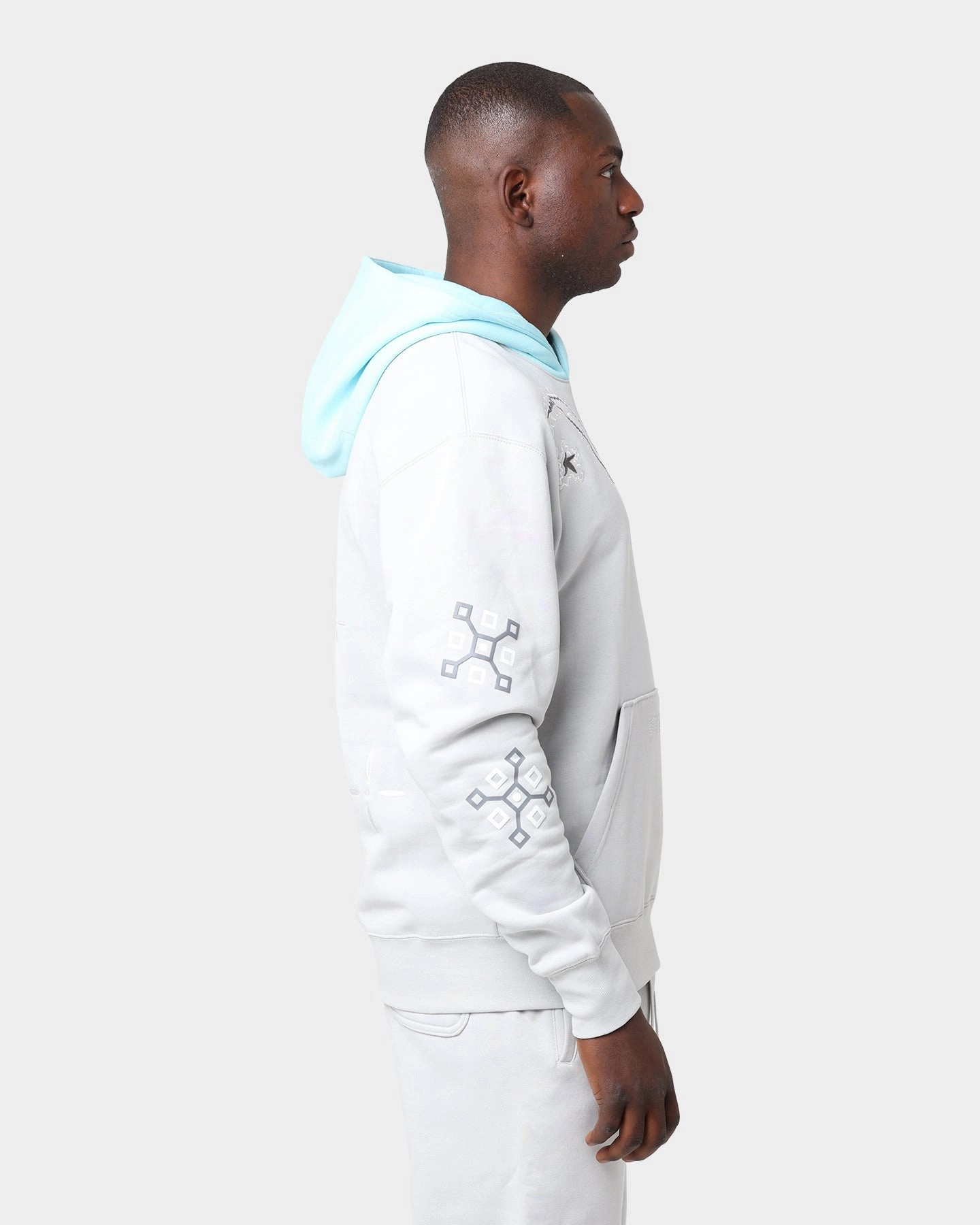 HydrationCompatible Pocket Anti Static Finish Jordan Westbrook Pullover Hoodie Grey Fog/Copa
