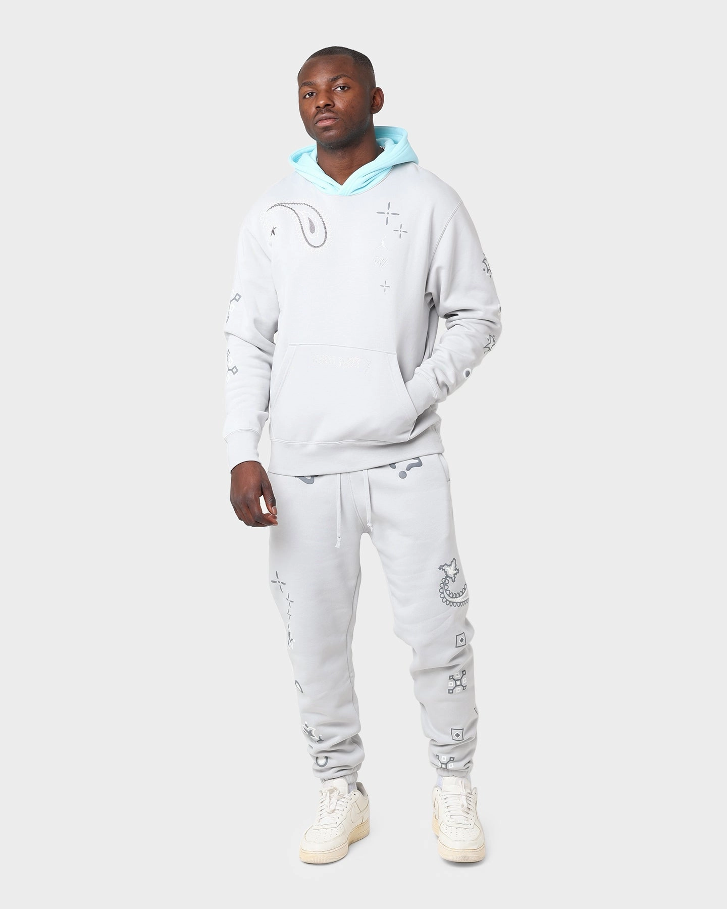 suitable for e commerce Jordan Westbrook Pullover Hoodie Grey Fog/Copa