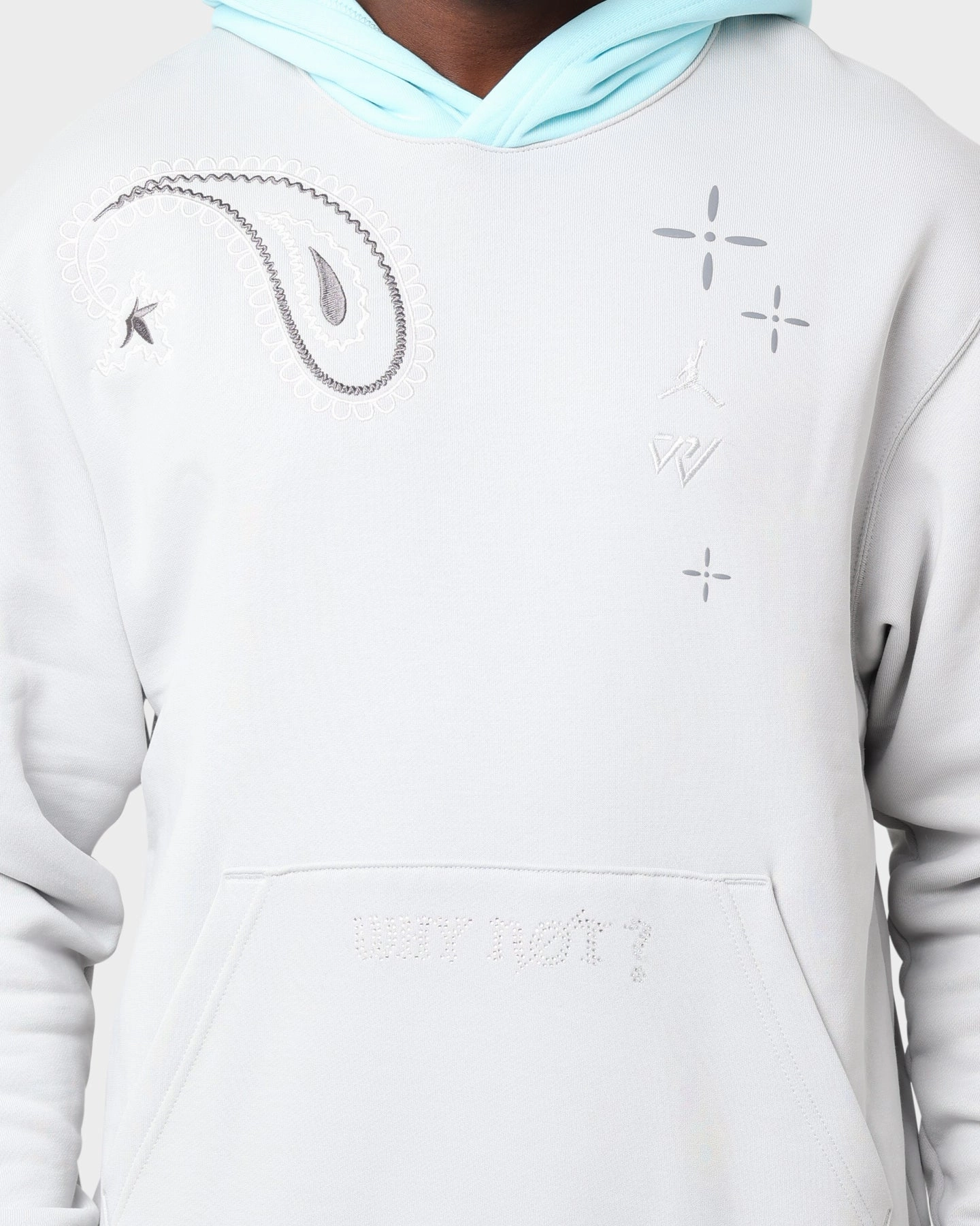 wallet campfire Jordan Westbrook Pullover Hoodie Grey Fog/Copa