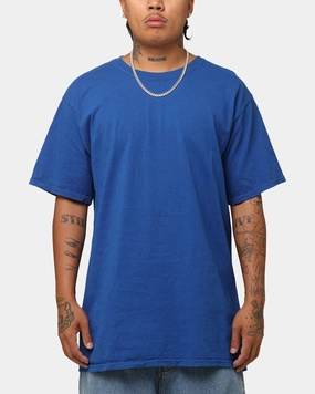 Culture Kings Basic T-Shirt Cobalt Blue Cozy And Warm
