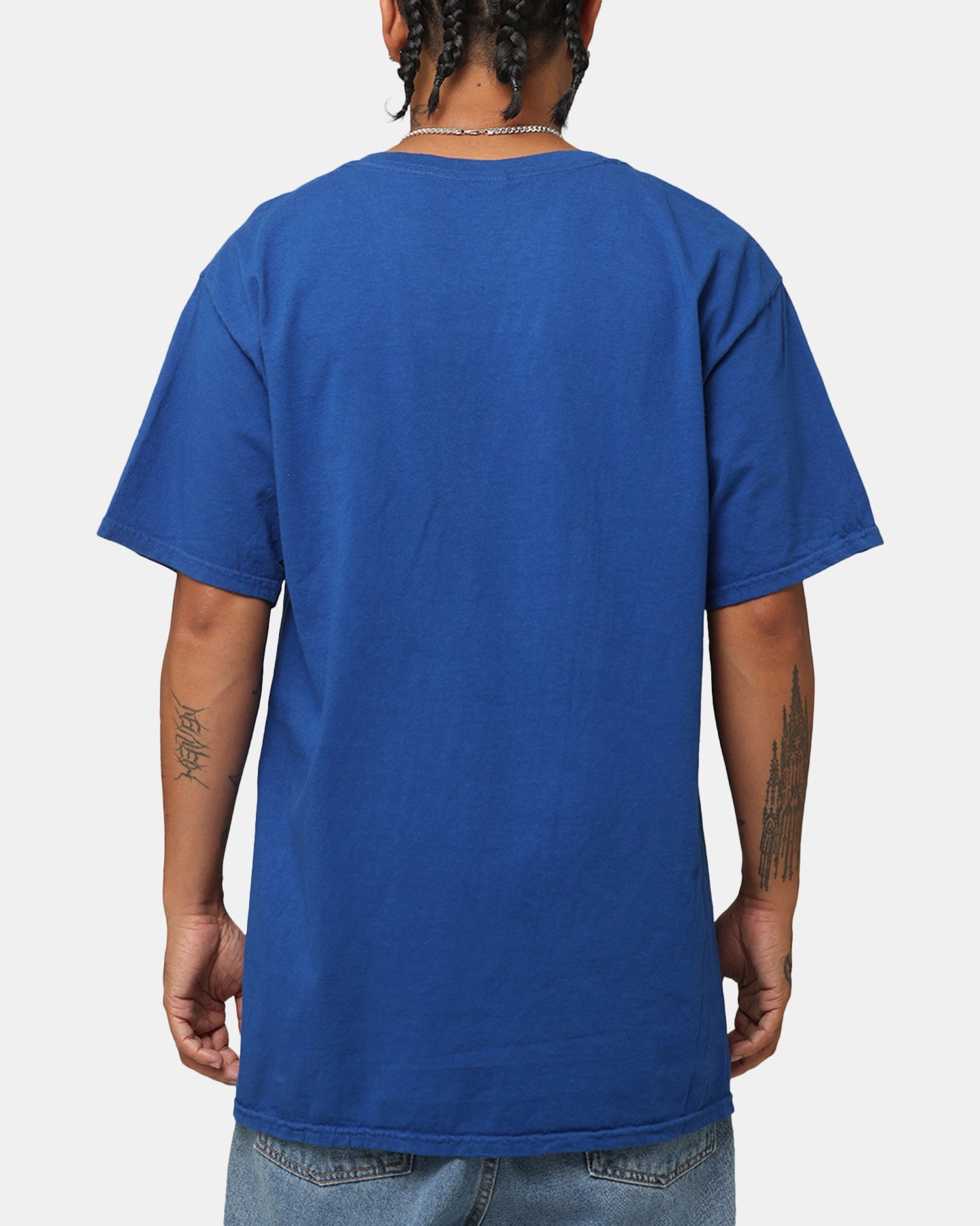 Minimalist Apparel Trendy Vibe Culture Kings Basic T-Shirt Cobalt Blue
