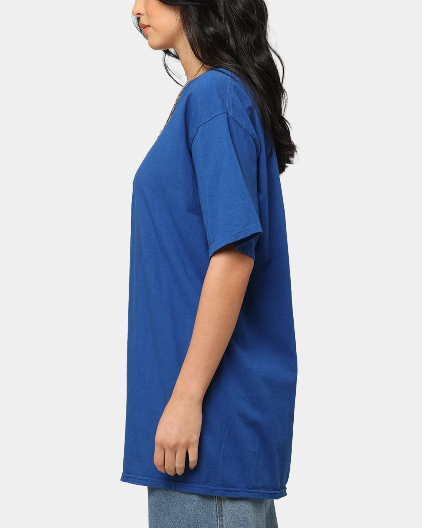 Lightweight Fashion Culture Kings Basic T-Shirt Cobalt Blue