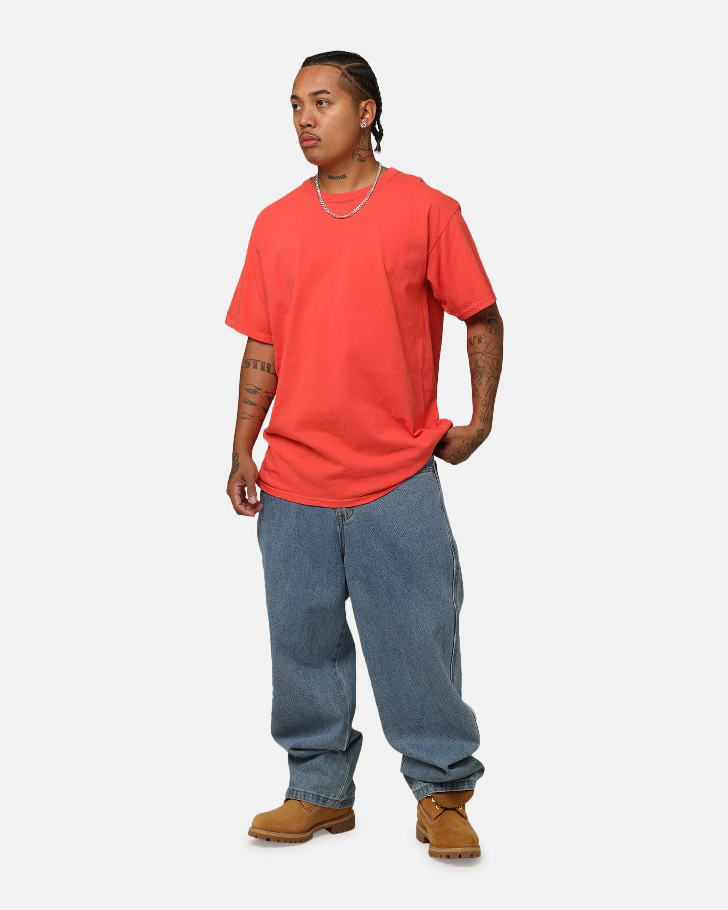 Culture Kings Basic T-Shirt Red Comfy Choice Perfect Wear